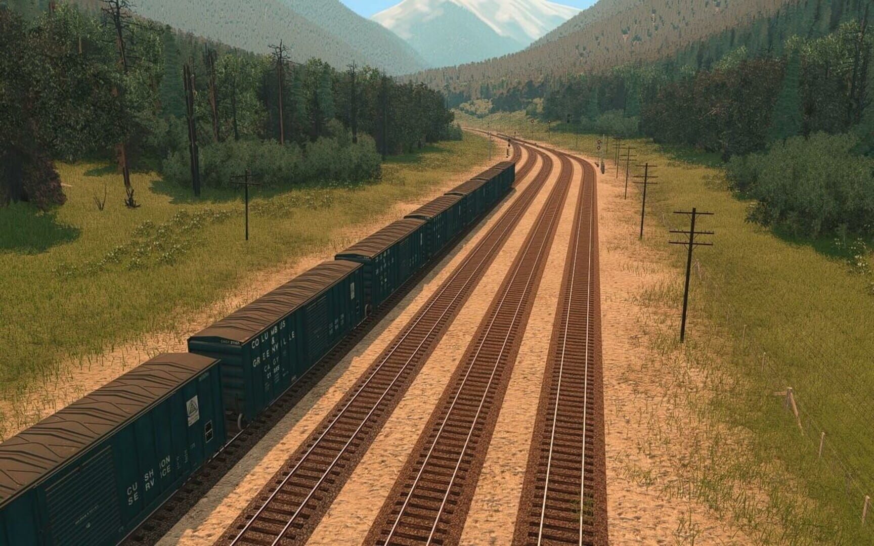 Trainz Plus: USA Route - Far Northern Mountains - Screenshot