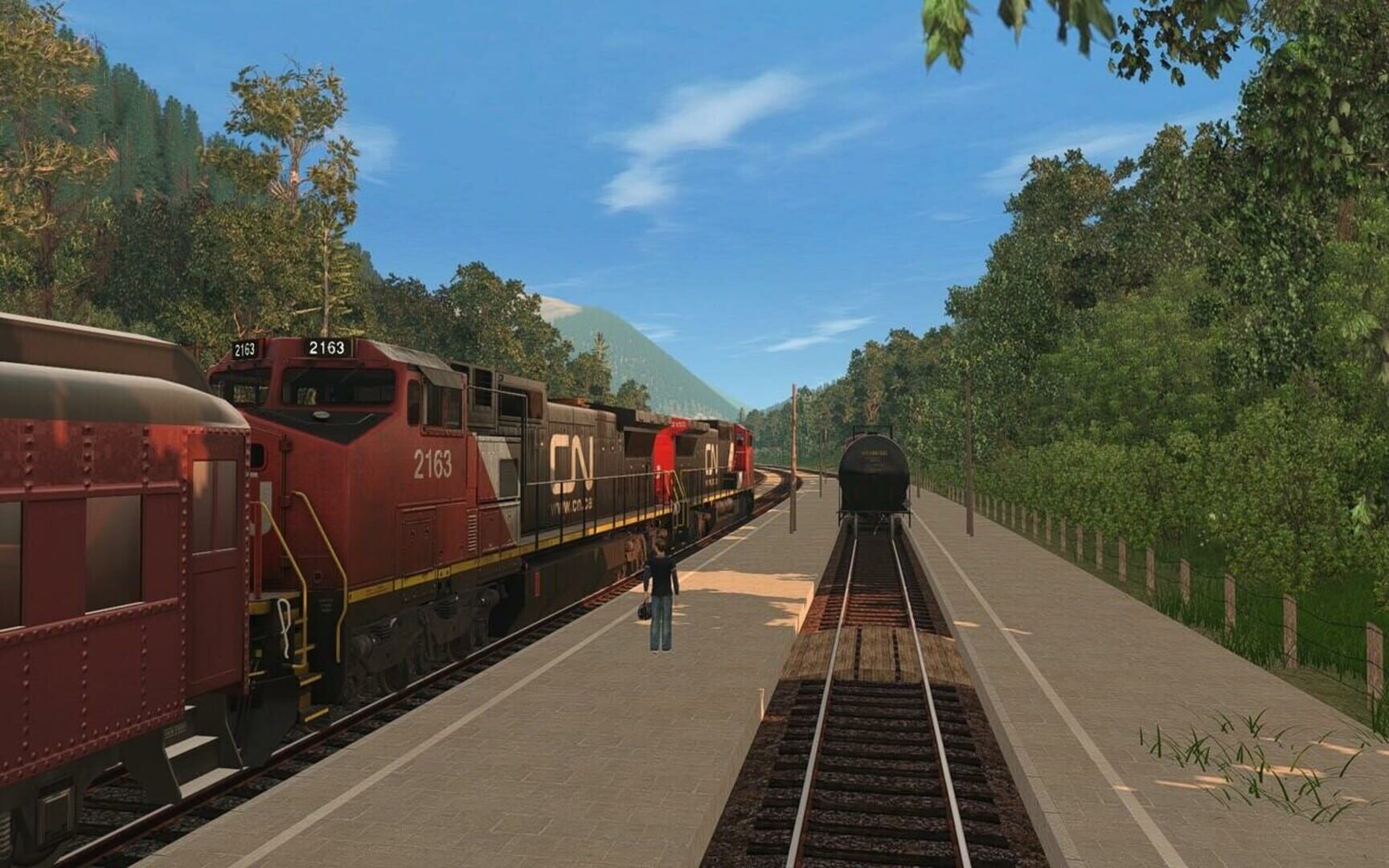 Trainz Plus: USA Route - Far Northern Mountains - Screenshot