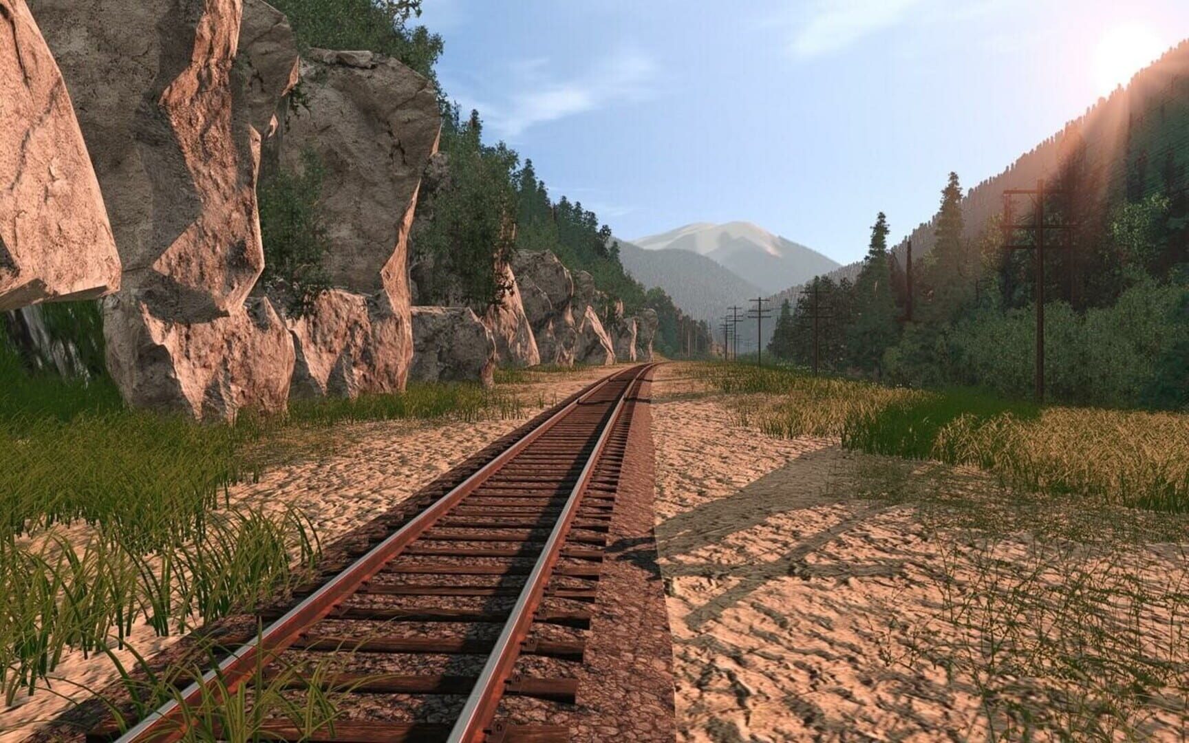 Trainz Plus: USA Route - Far Northern Mountains - Screenshot