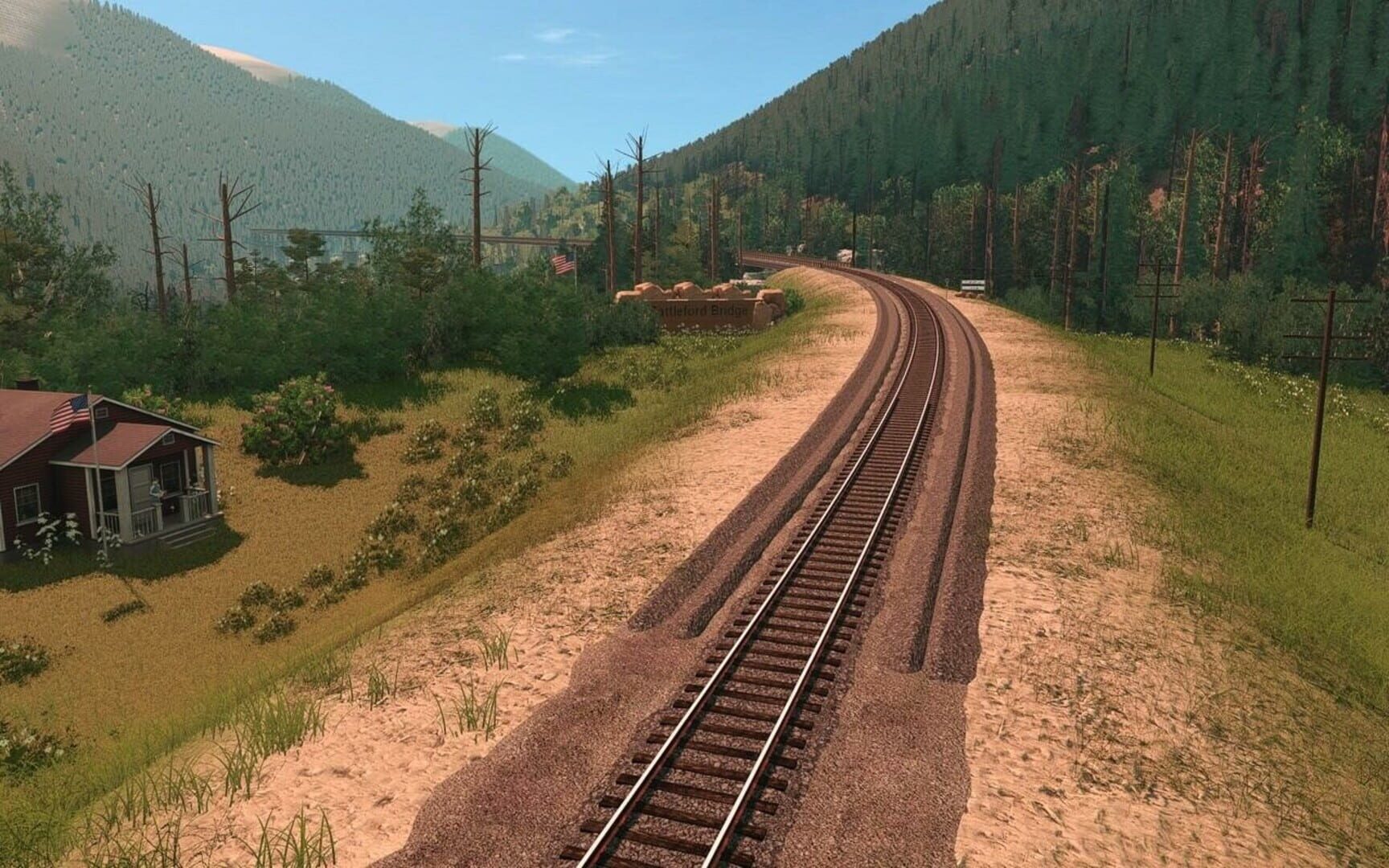Trainz Plus: USA Route - Far Northern Mountains - Screenshot