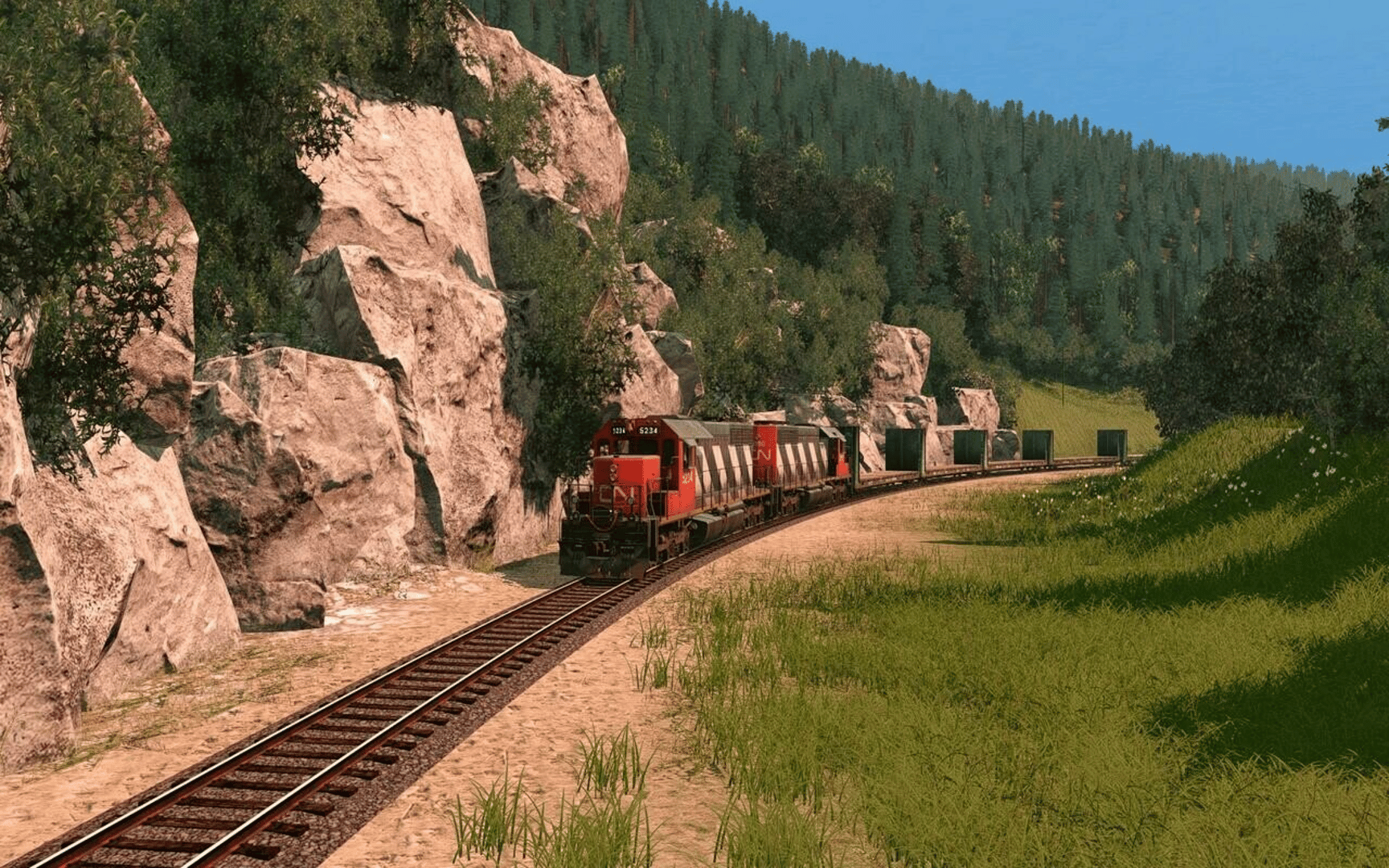 Trainz Railroad Simulator 2019: USA Route - Far Northern Mountains screenshot