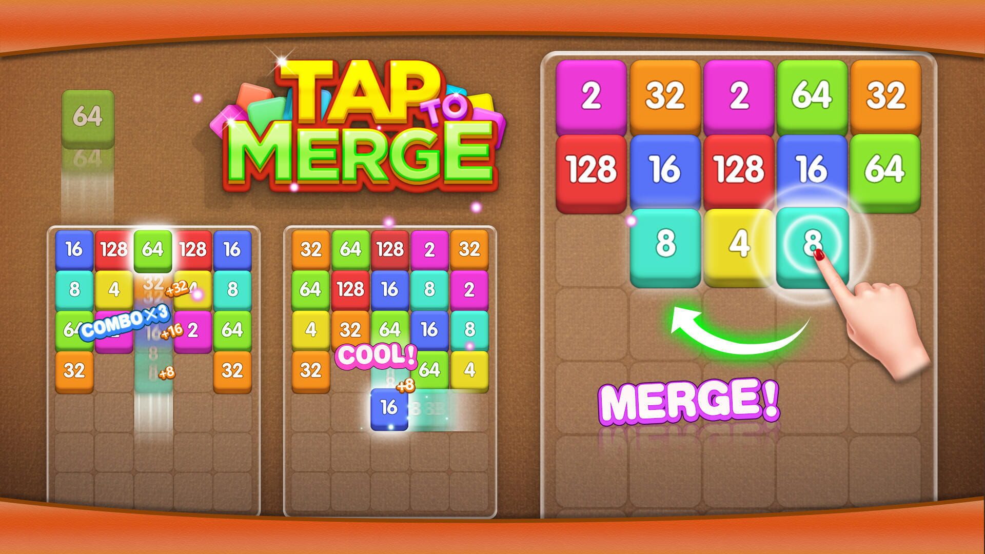 Tap to Merge - Screenshot