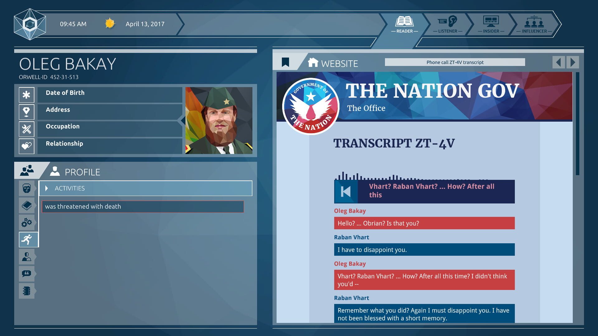 Orwell: Ignorance Is Strength - Deluxe Edition - Screenshot