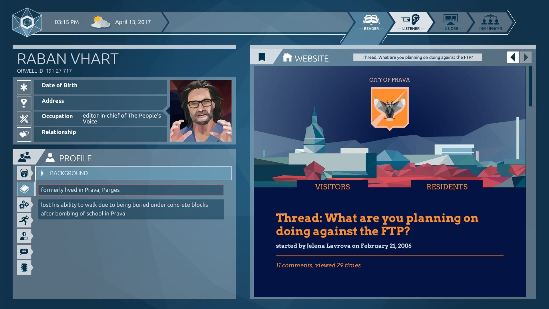 Orwell: Ignorance Is Strength - Deluxe Edition - Screenshot