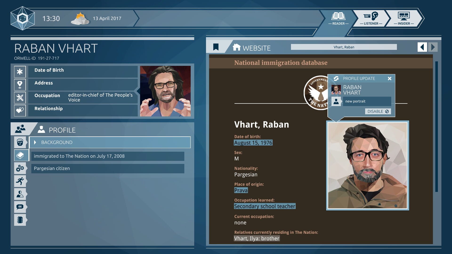 Orwell: Ignorance Is Strength - Deluxe Edition - Screenshot