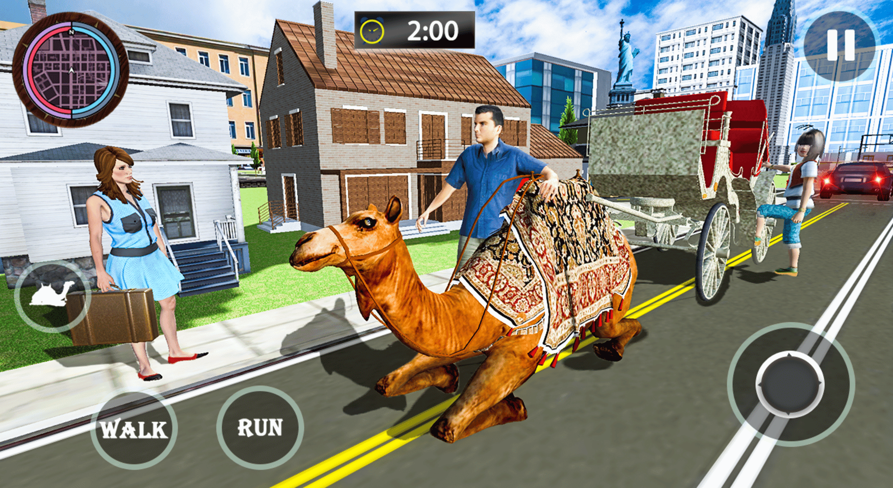 Passenger Camel Taxi Driving screenshot