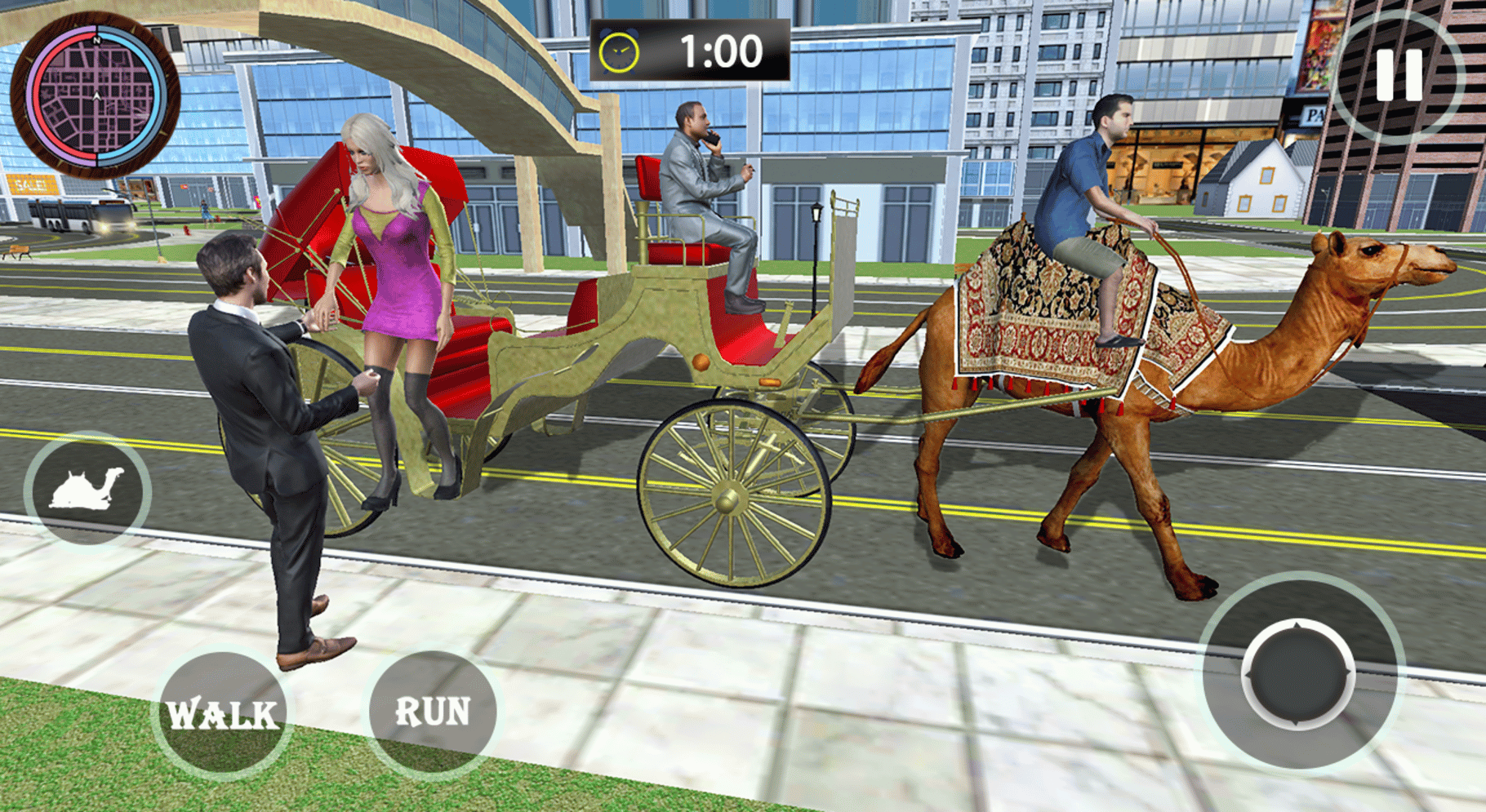 Passenger Camel Taxi Driving screenshot