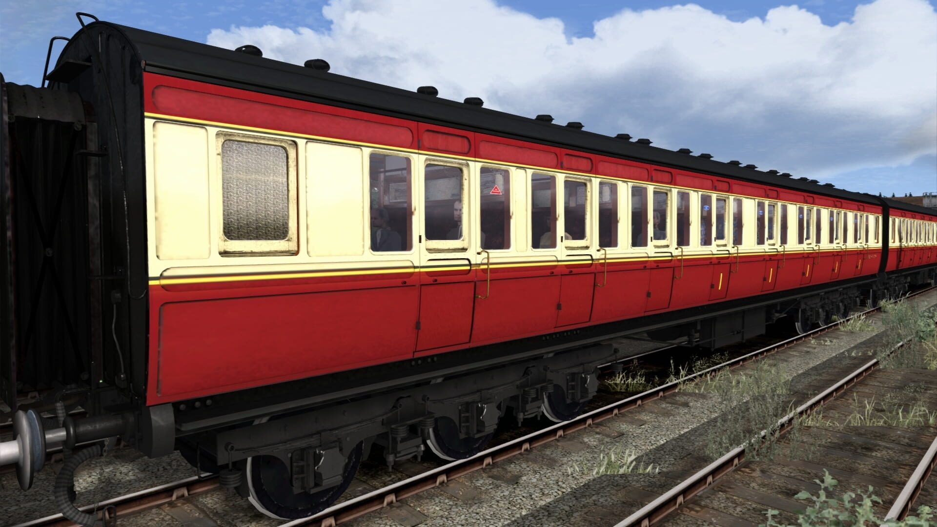 TS Marketplace: Caledonian Railway 65ft Grampian BR Crimson & Cream Coach Pack Add-On - Screenshot