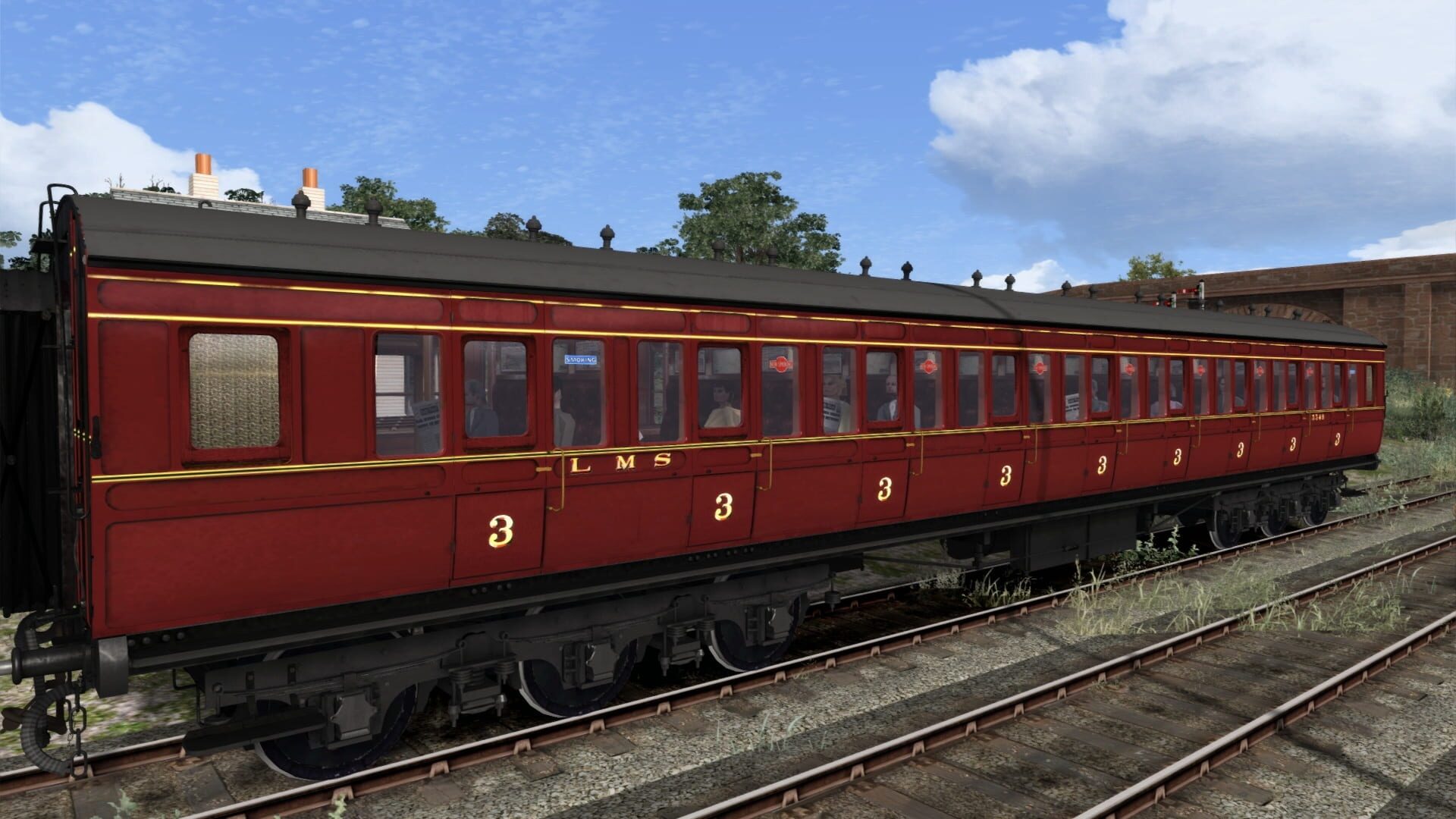 TS Marketplace: Caledonian Railway 65ft Grampian LMS Period 3 Coach Pack - Screenshot
