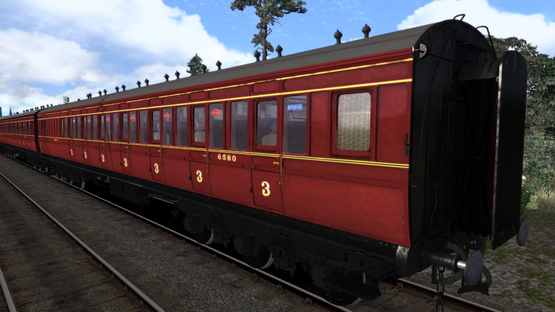 TS Marketplace: Caledonian Railway 65ft Grampian LMS Period 3 Coach Pack - Screenshot
