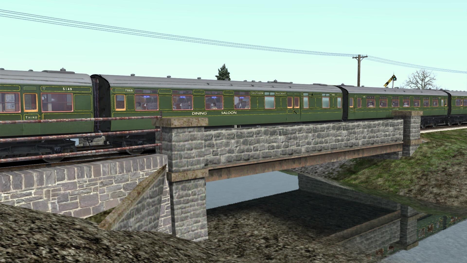 TS Marketplace: Maunsell 59ft Low Window Corridor Coach Pack Southern Olive Green - Screenshot