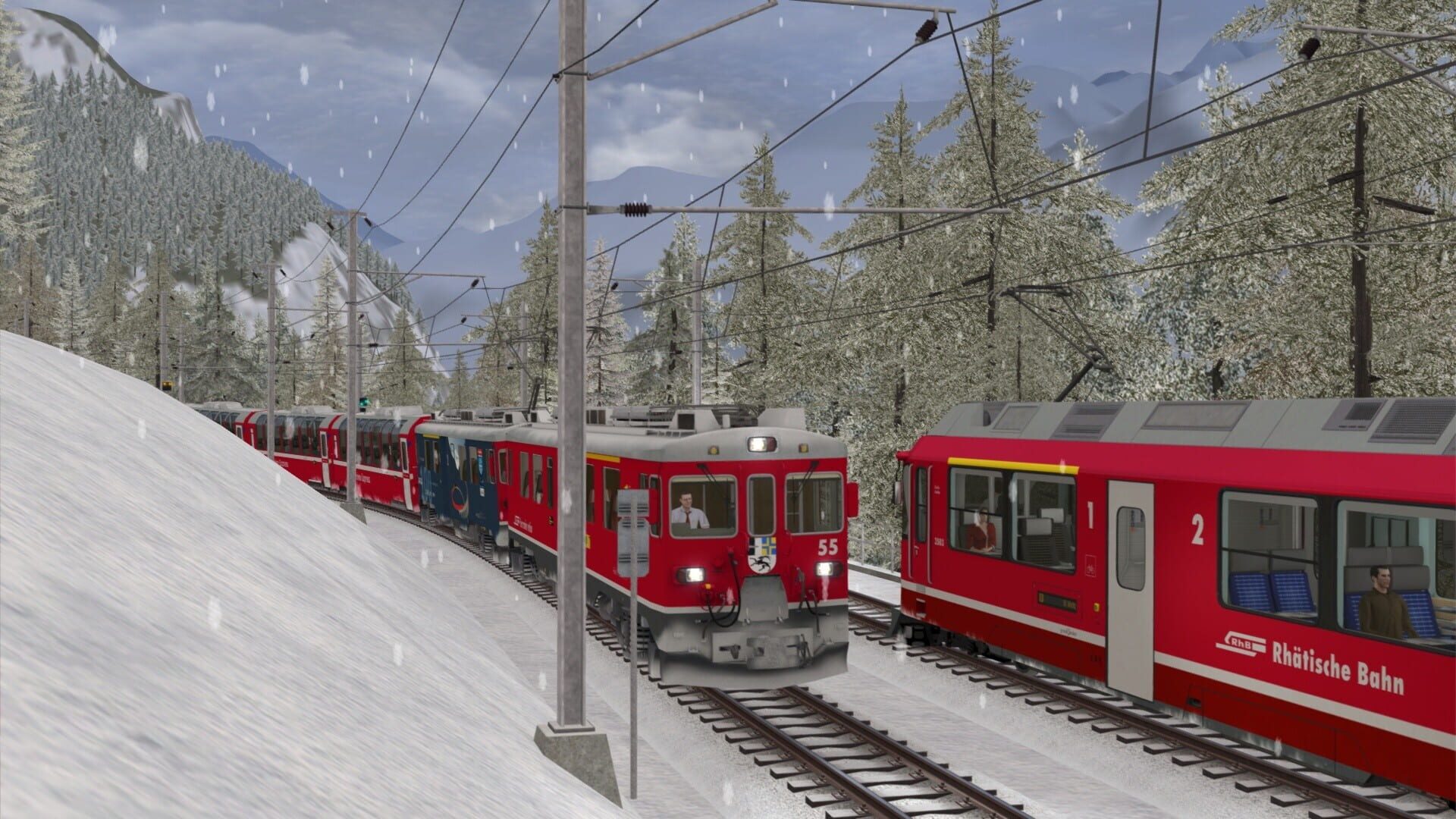TS Marketplace: Bernina Line Scenario Pack 01 - Screenshot