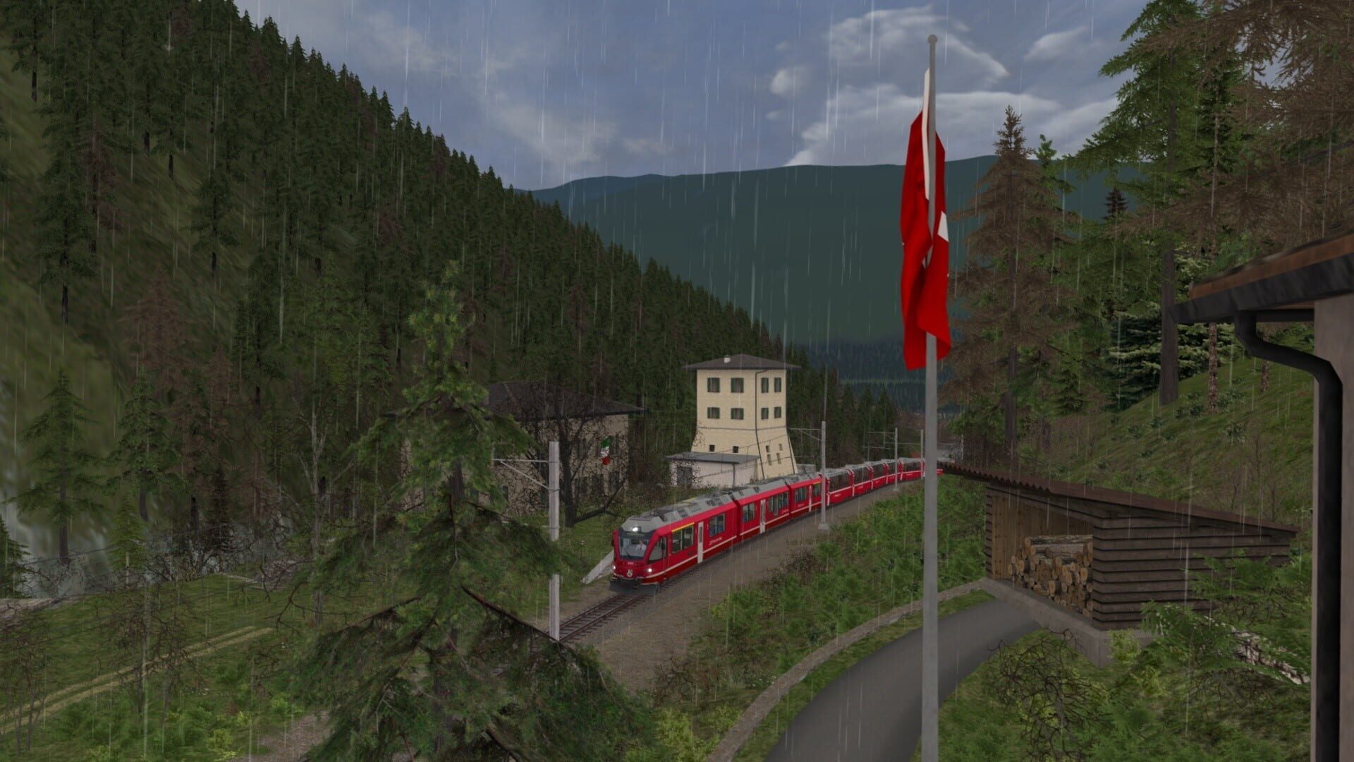 TS Marketplace: Bernina Line Scenario Pack 01 - Screenshot