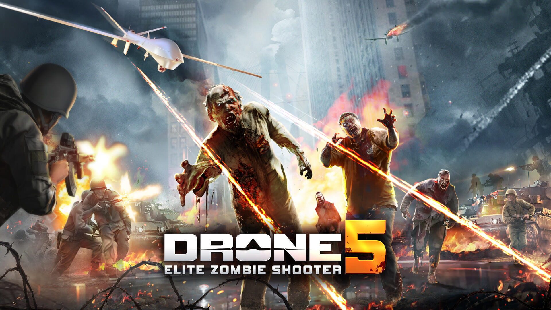 Drone 5: Elite Zombie Shooter - Screenshot
