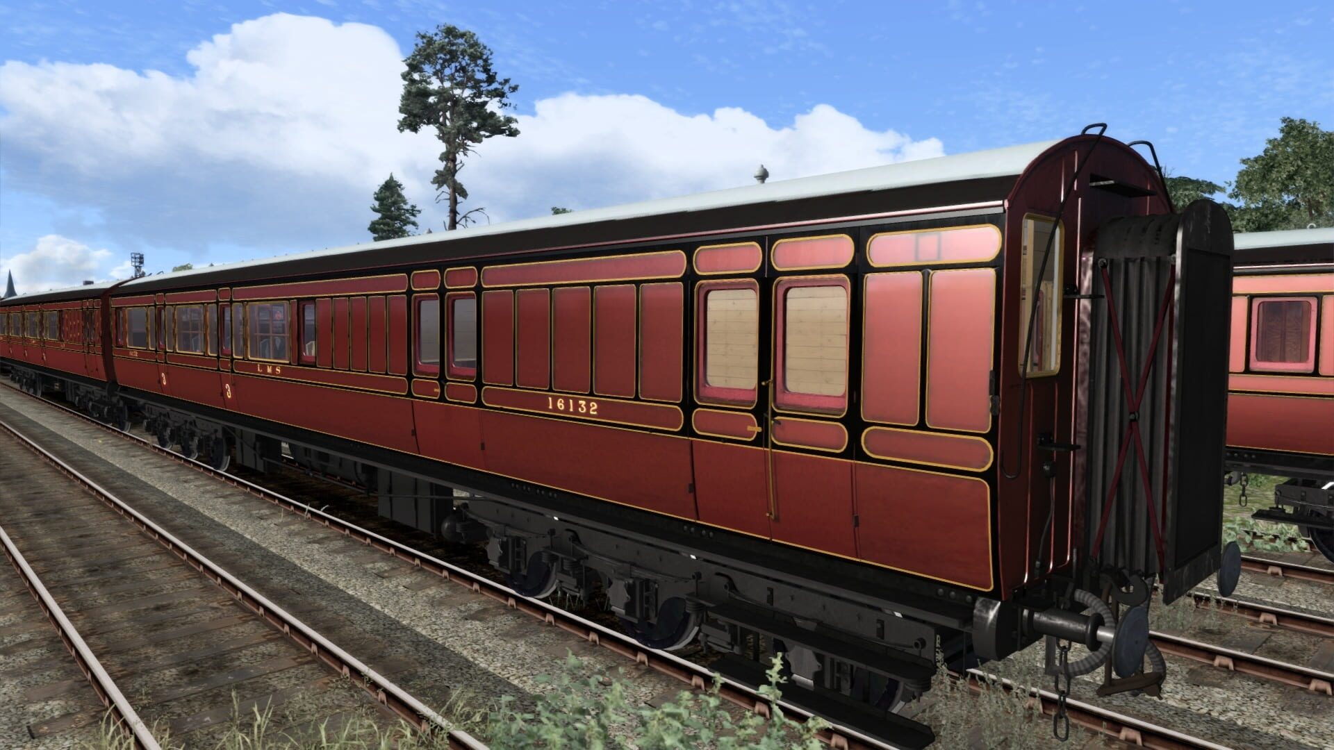 TS Marketplace: Caledonian Railway 65ft Grampian LMS Period 1 Coach Pack - Screenshot
