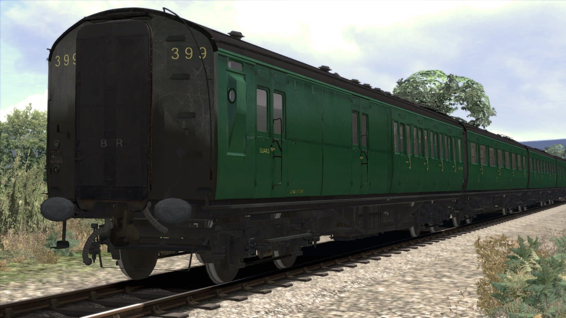 TS Marketplace: Maunsell 59ft Low Window Corridor Coach Pack BR Green - Screenshot