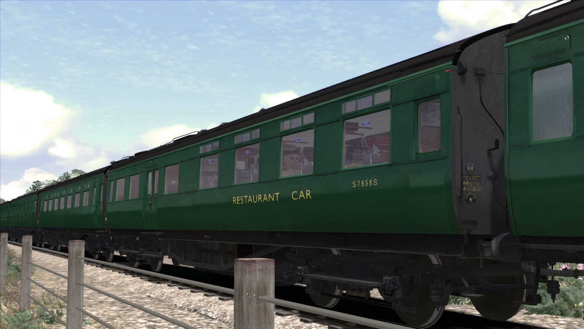 TS Marketplace: Maunsell 59ft Low Window Corridor Coach Pack BR Green - Screenshot