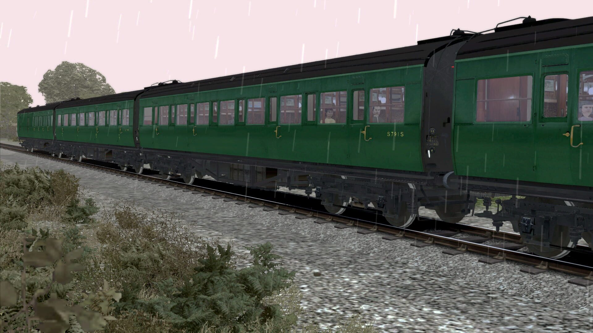 TS Marketplace: Maunsell 59ft Low Window Corridor Coach Pack BR Green - Screenshot