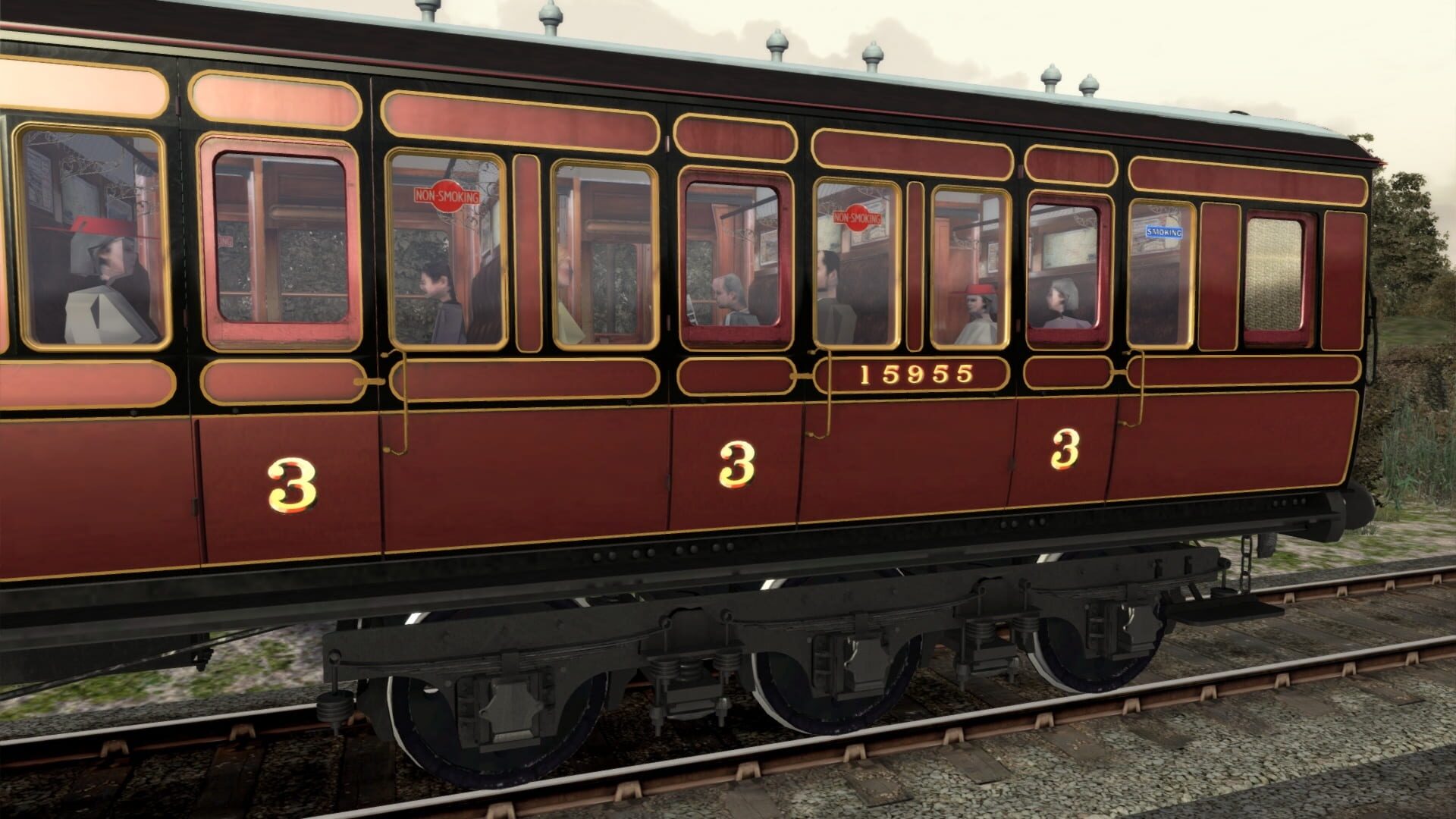 TS Marketplace: Caledonian Railway 65ft Grampian LMS Period 1 Coach Pack - Screenshot