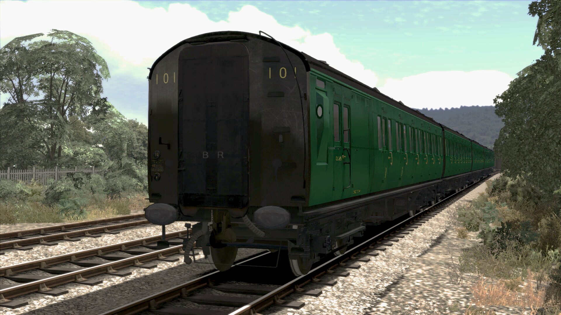 TS Marketplace: Maunsell 59ft Low Window Corridor Coach Pack BR Green - Screenshot
