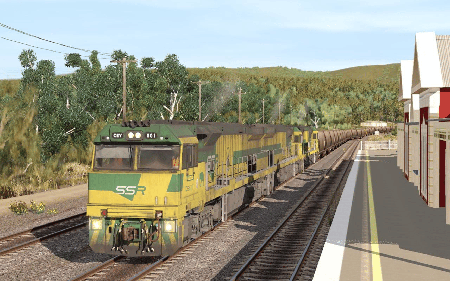 Trainz Railroad Simulator 2019: SSR Fletchers Crawfords GE C44aci Pack screenshot