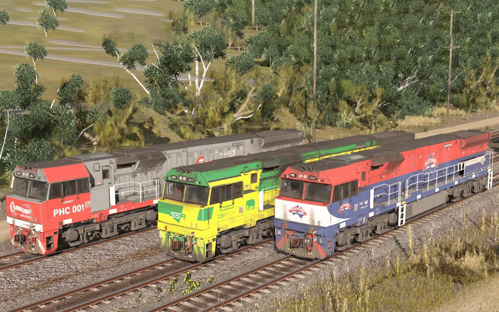 Trainz Railroad Simulator 2019: SSR Fletchers Crawfords GE C44aci Pack screenshot