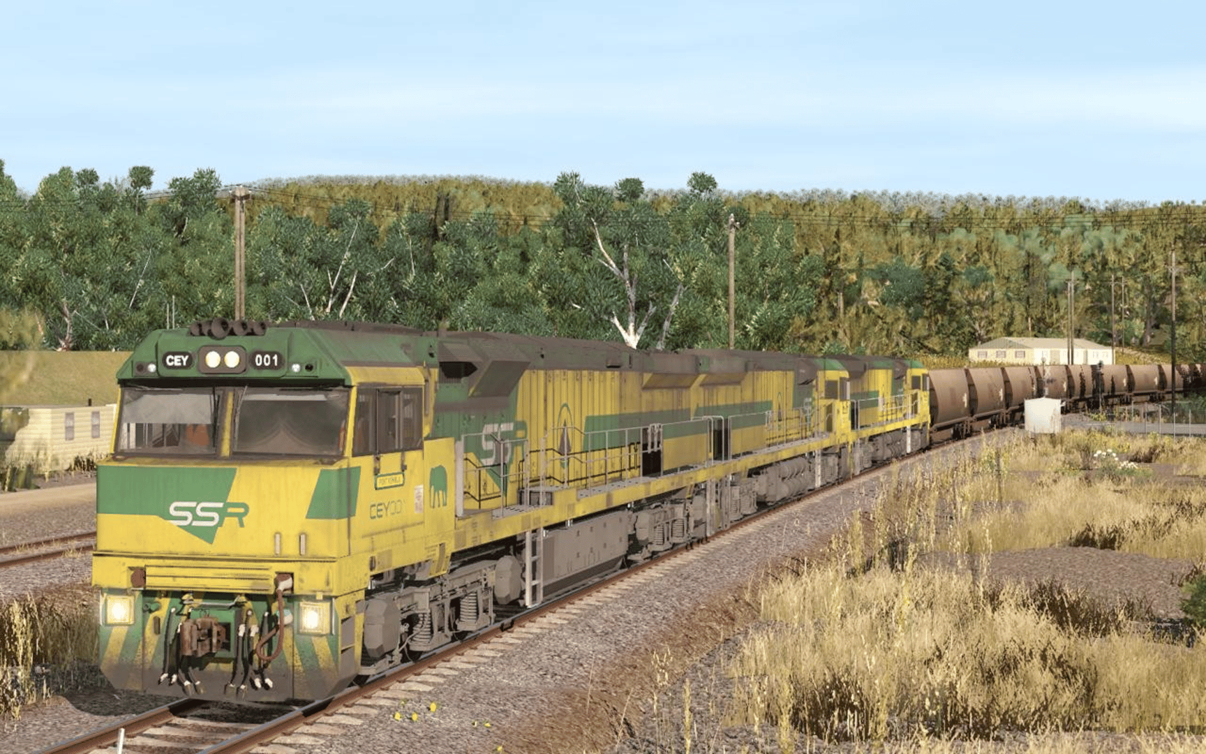 Trainz Railroad Simulator 2019: SSR Fletchers Crawfords GE C44aci Pack screenshot