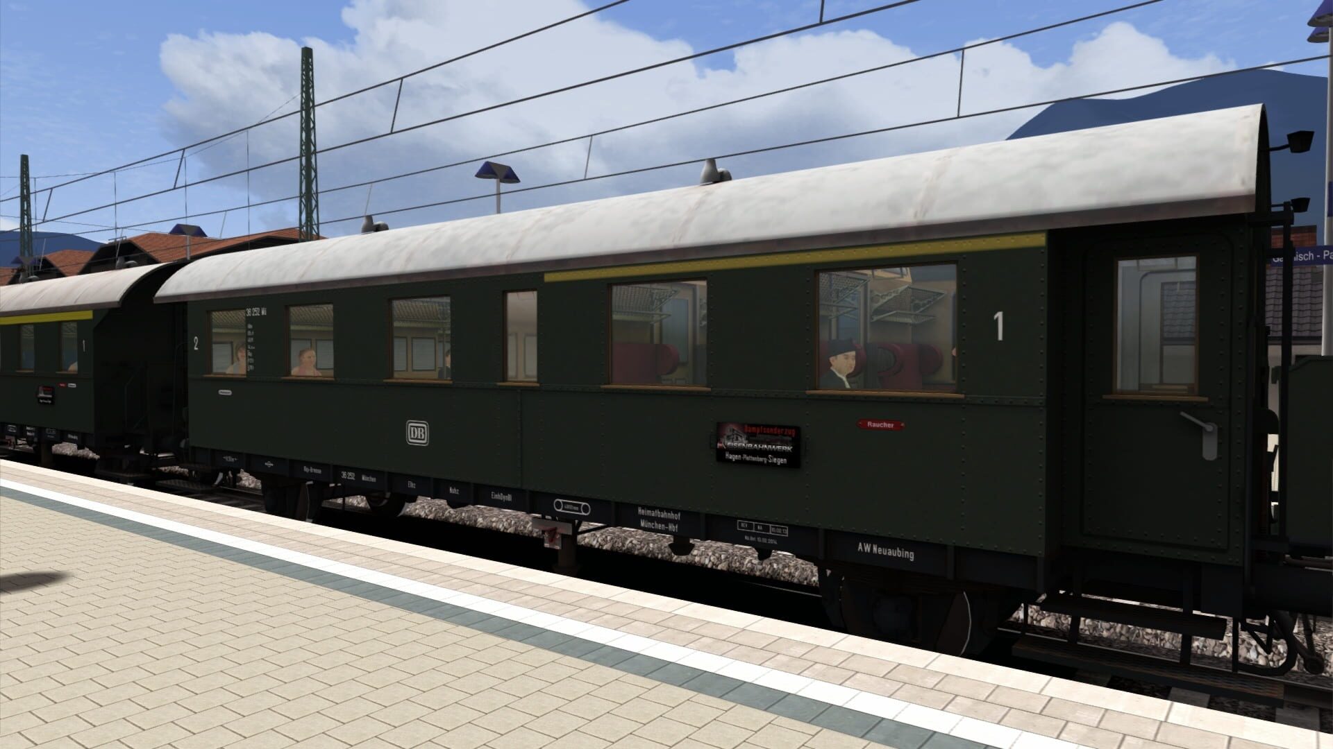 TS Marketplace: DB Donnerbüchsen Coaches Pack - Screenshot
