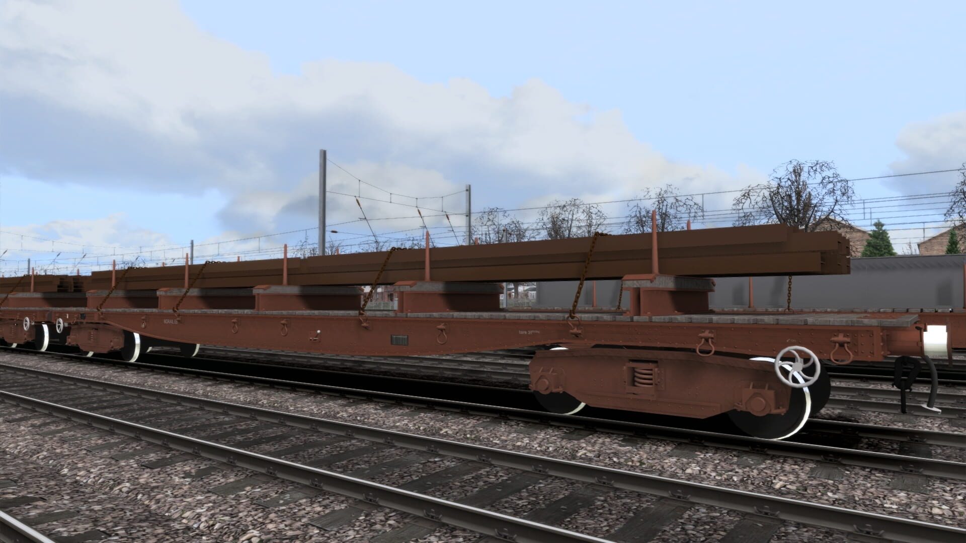TS Marketplace: BRV 50T BORAIL EB/EC Wagons Pack - Screenshot