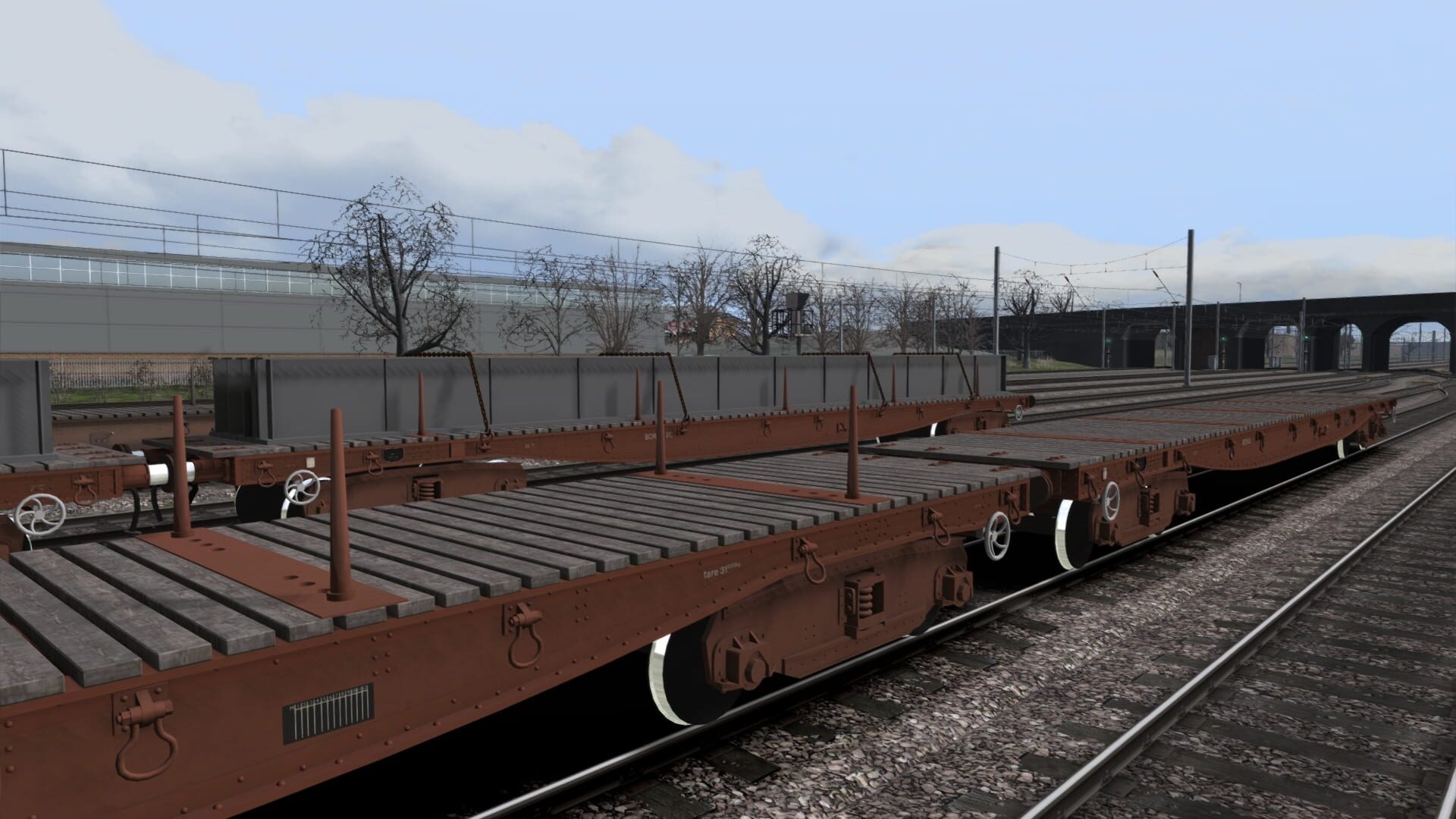 TS Marketplace: BRV 50T BORAIL EB/EC Wagons Pack - Screenshot