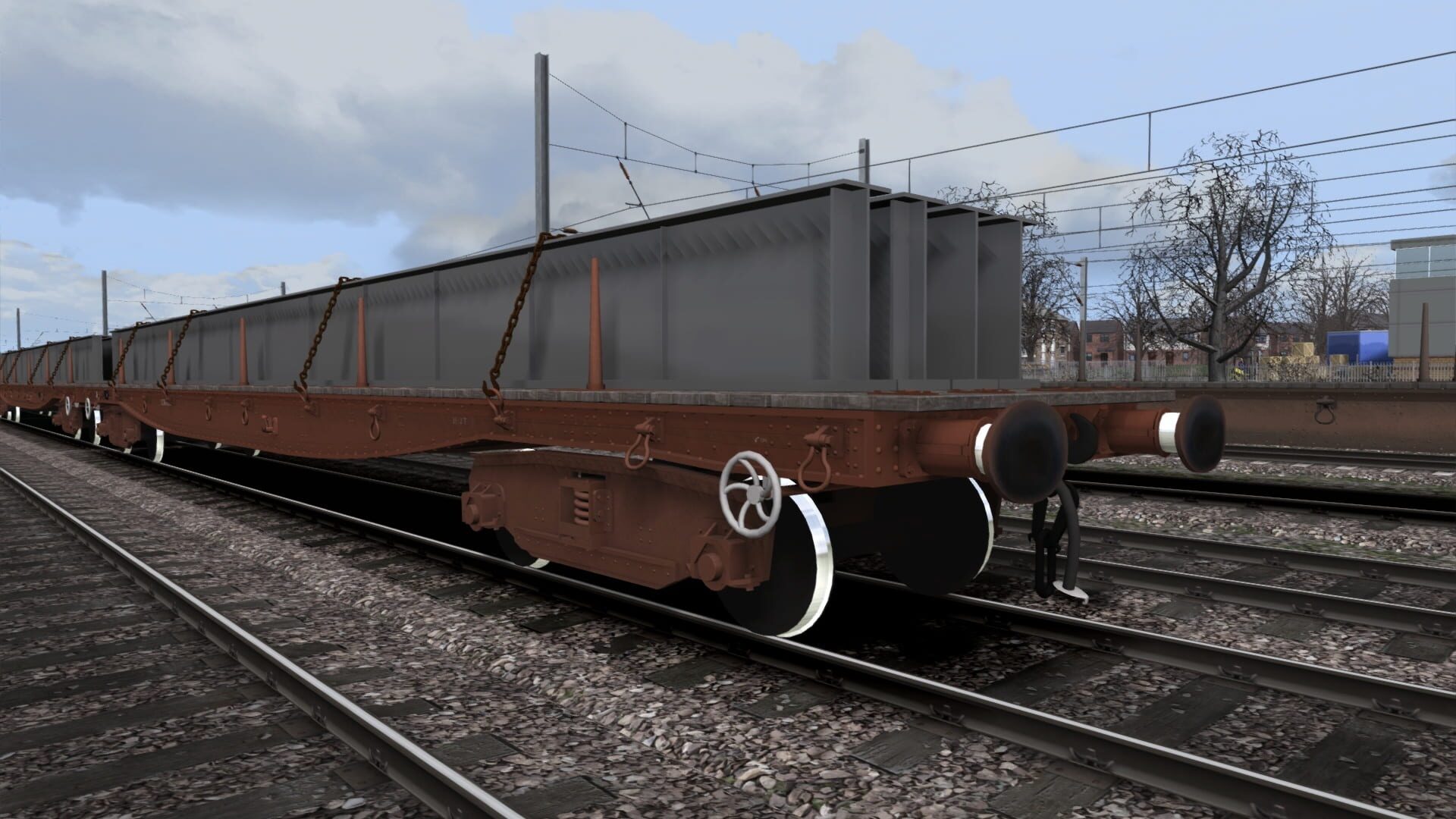 TS Marketplace: BRV 50T BORAIL EB/EC Wagons Pack - Screenshot