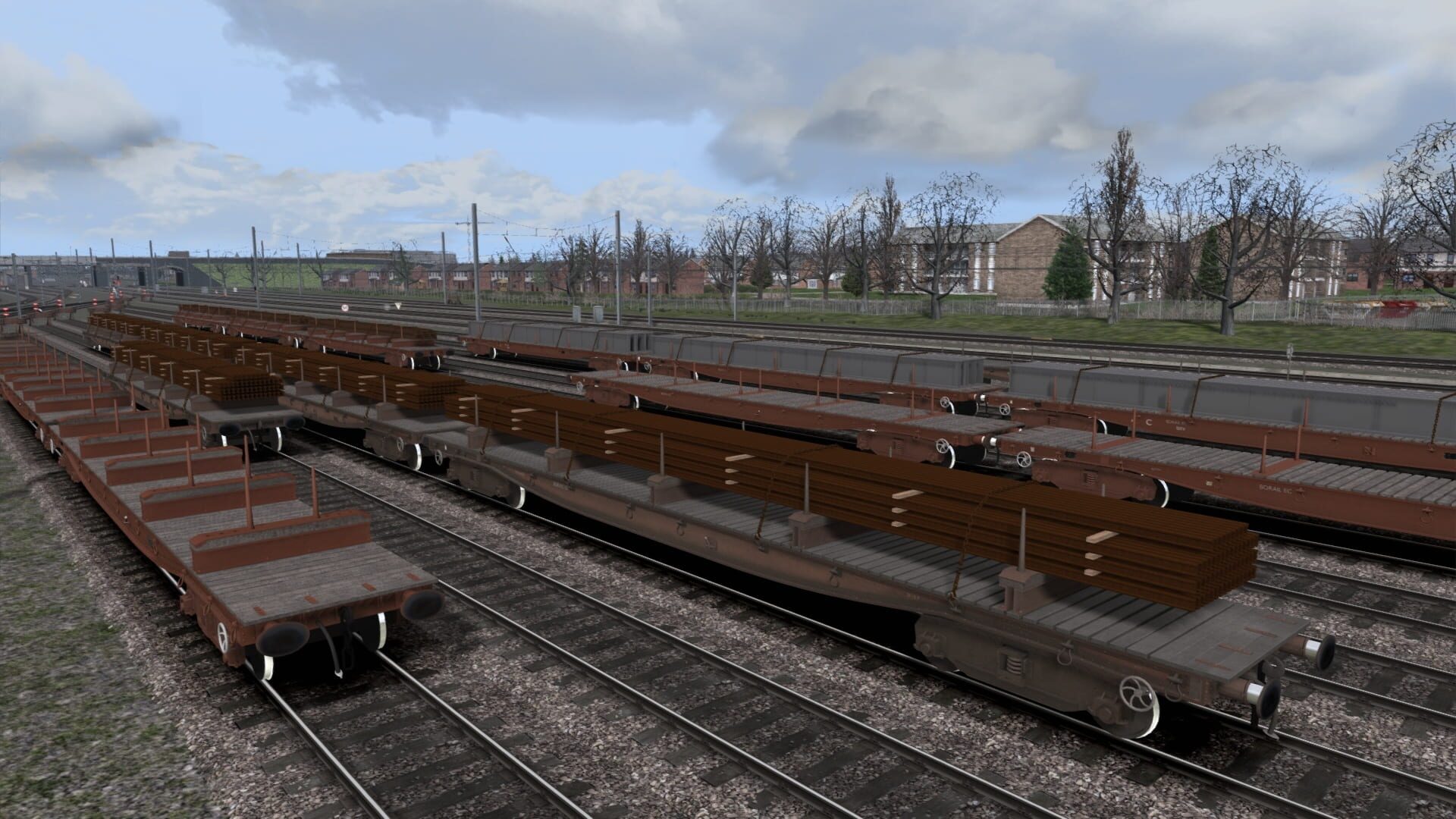 TS Marketplace: BRV 50T BORAIL EB/EC Wagons Pack - Screenshot
