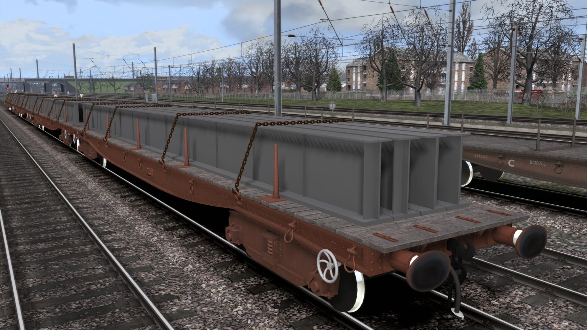 TS Marketplace: BRV 50T BORAIL EB/EC Wagons Pack - Screenshot
