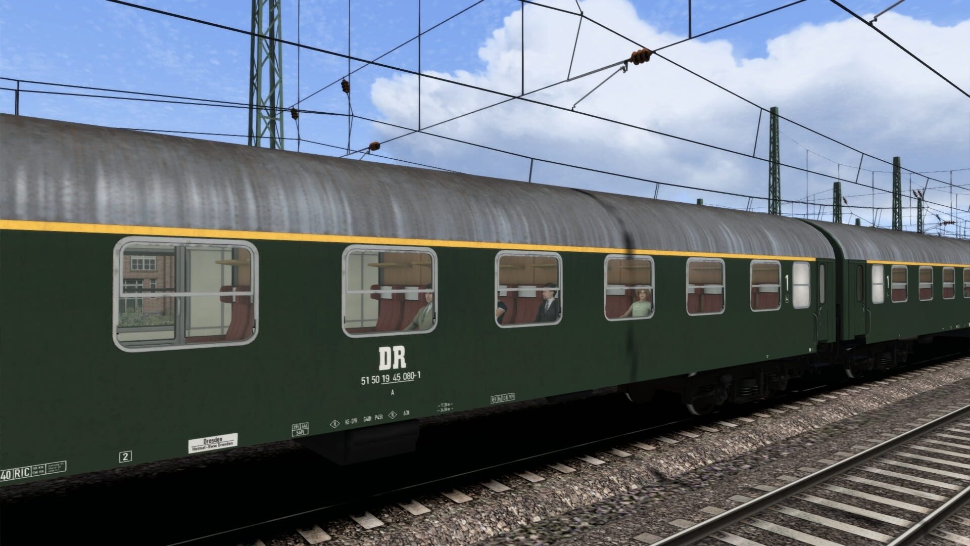 TS Marketplace: DR Schnellzugwagen Type YB Coach Pack - Screenshot