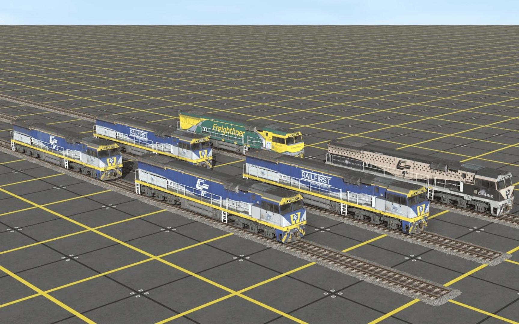 Trainz Railroad Simulator 2019: CFCLA, RailFirst, Freightliner GE C44aci Pack screenshot