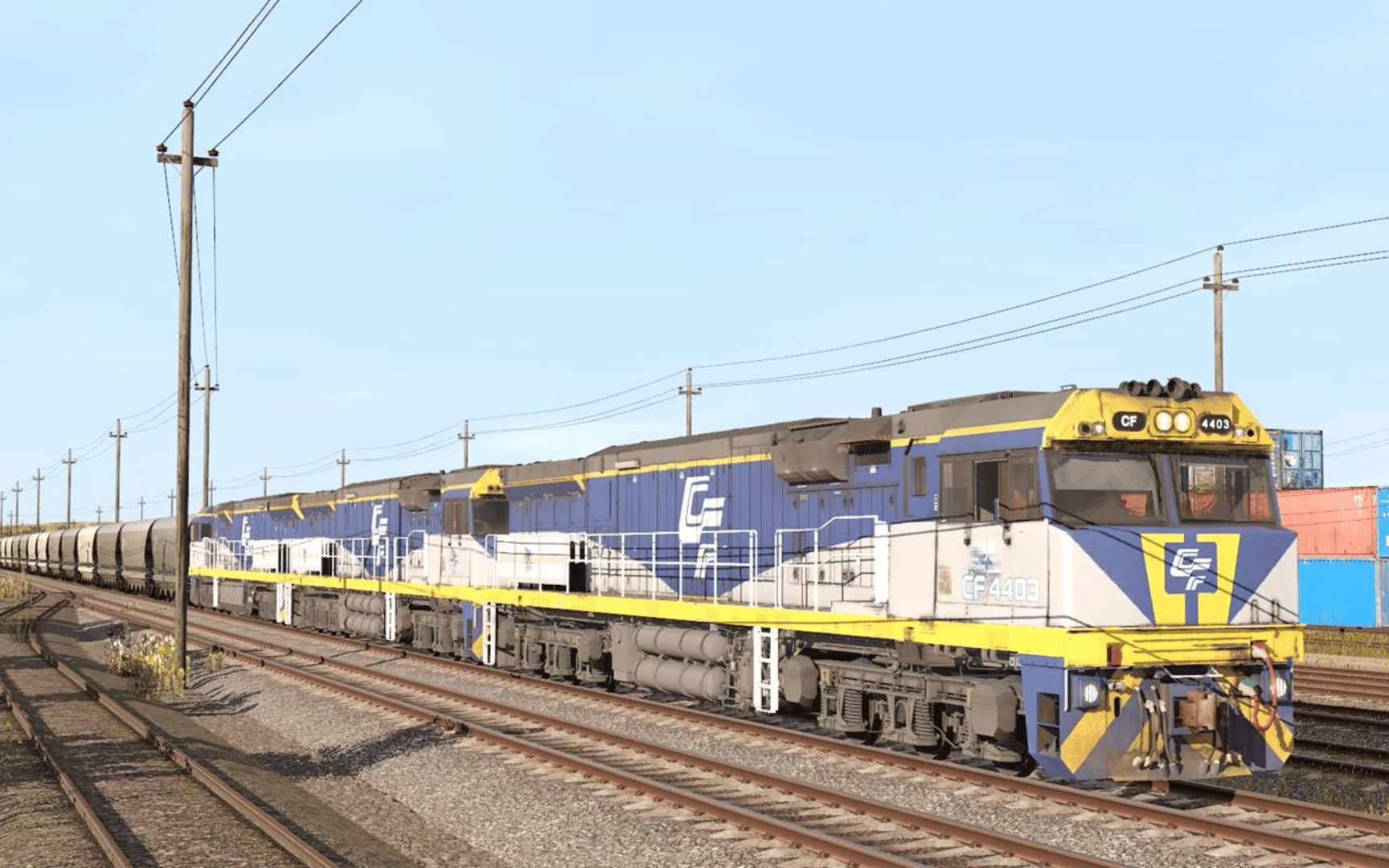 Trainz Railroad Simulator 2019: CFCLA, RailFirst, Freightliner GE C44aci Pack screenshot