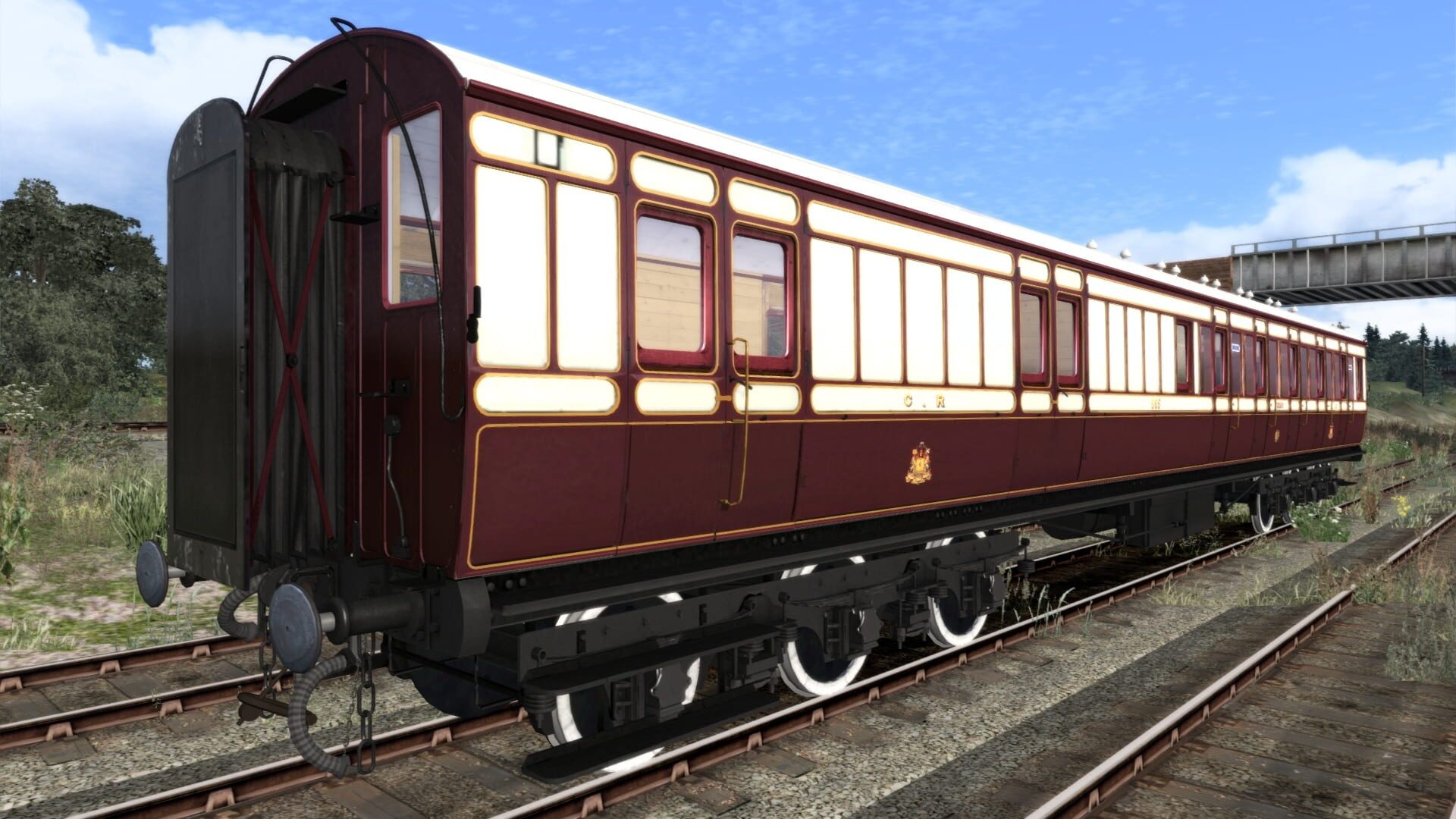 TS Marketplace: Caledonian Railway 65ft Grampian Coach Pack Add-On - Screenshot
