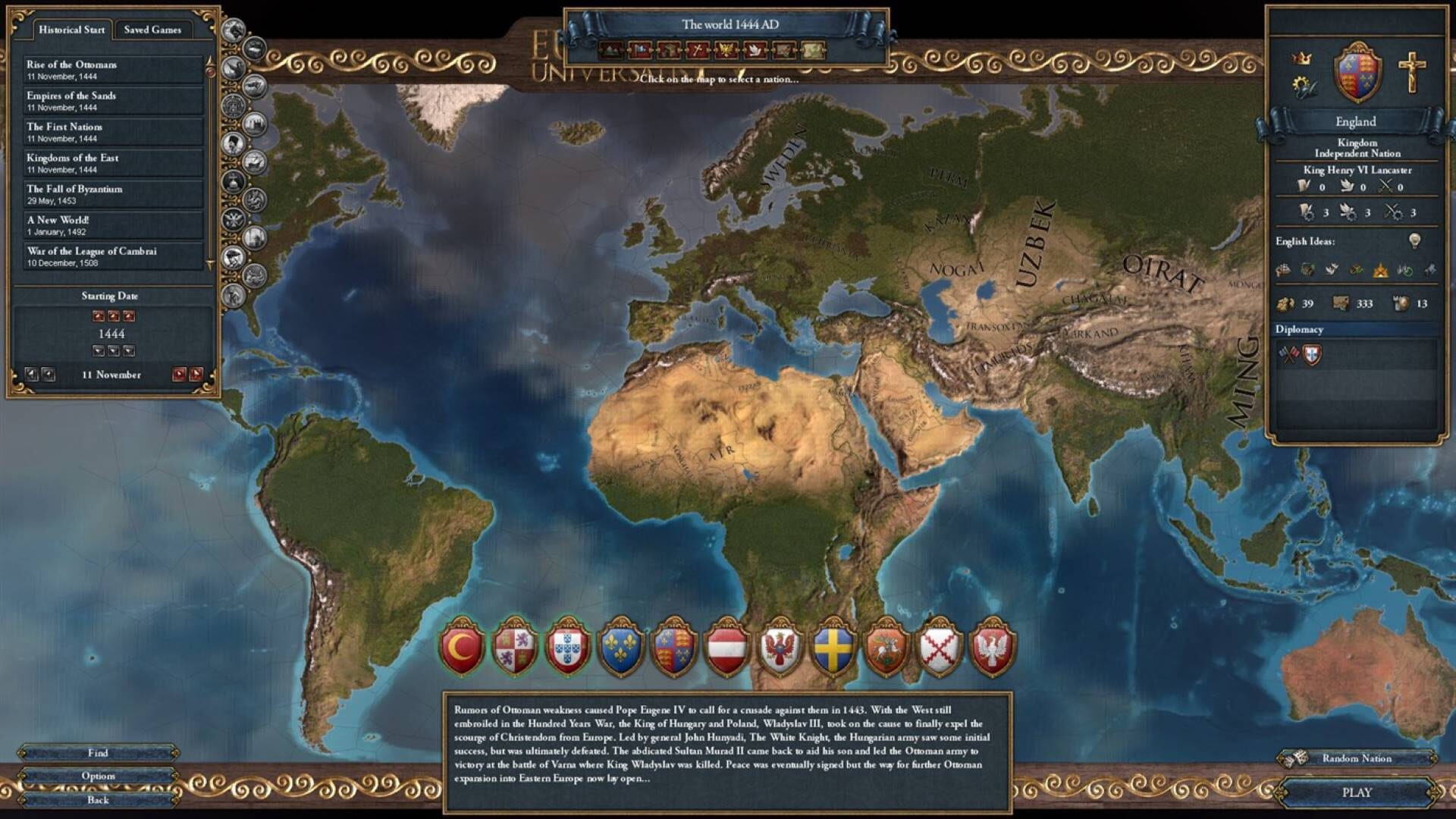 Europa Universalis IV: El Dorado Content Pack - Screenshot