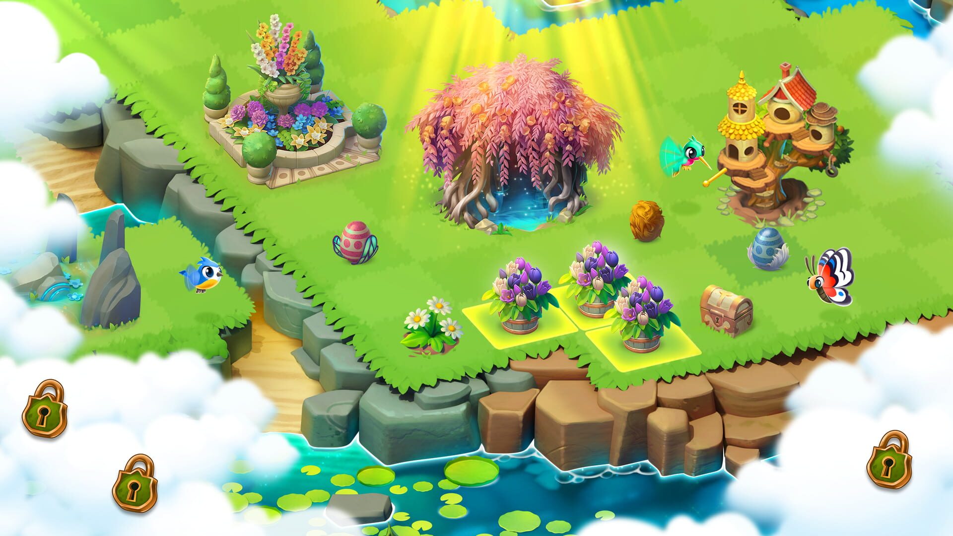 Merge Gardens - Screenshot