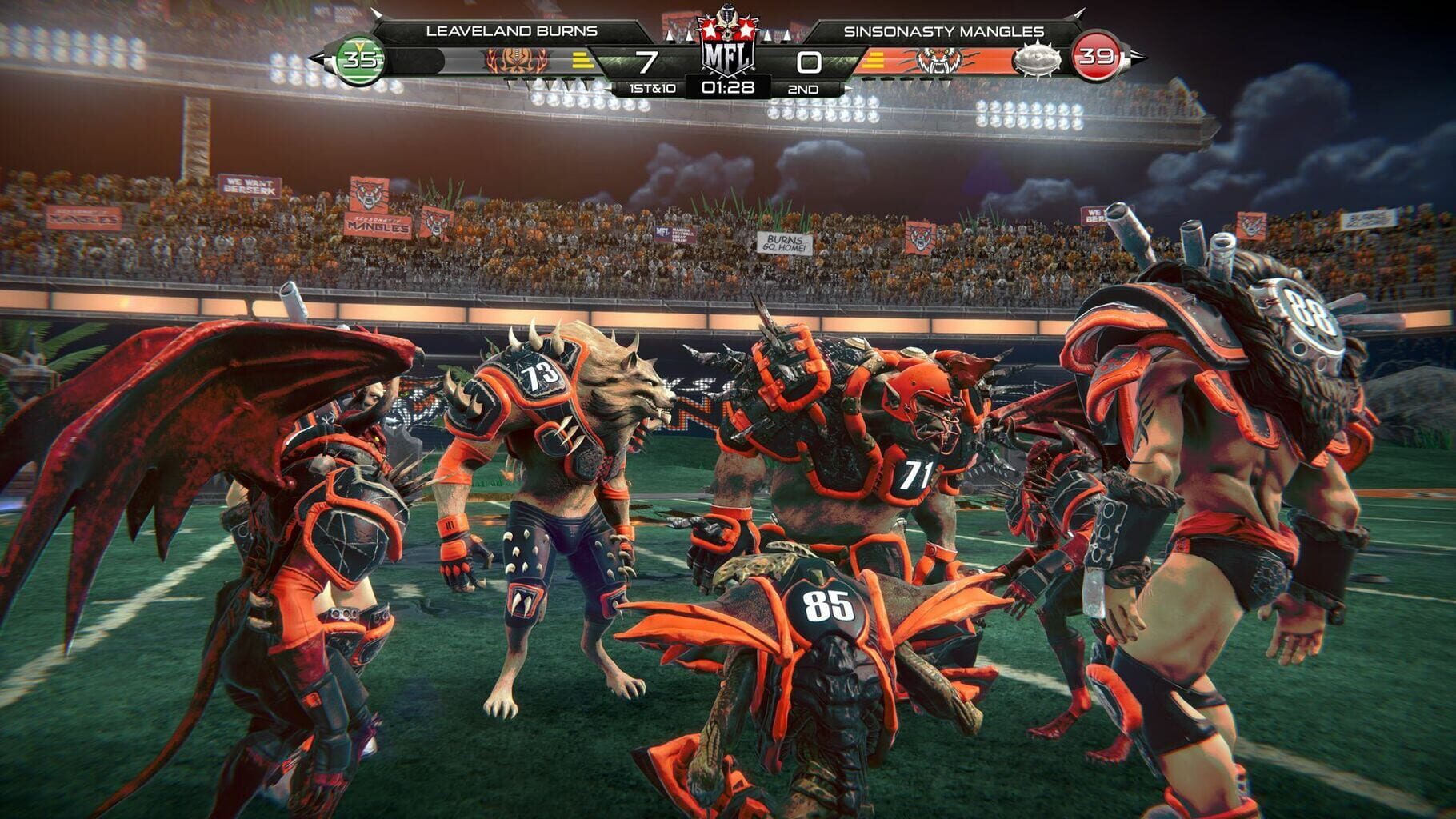 Mutant Football League: Sinsonasty Mangles screenshot