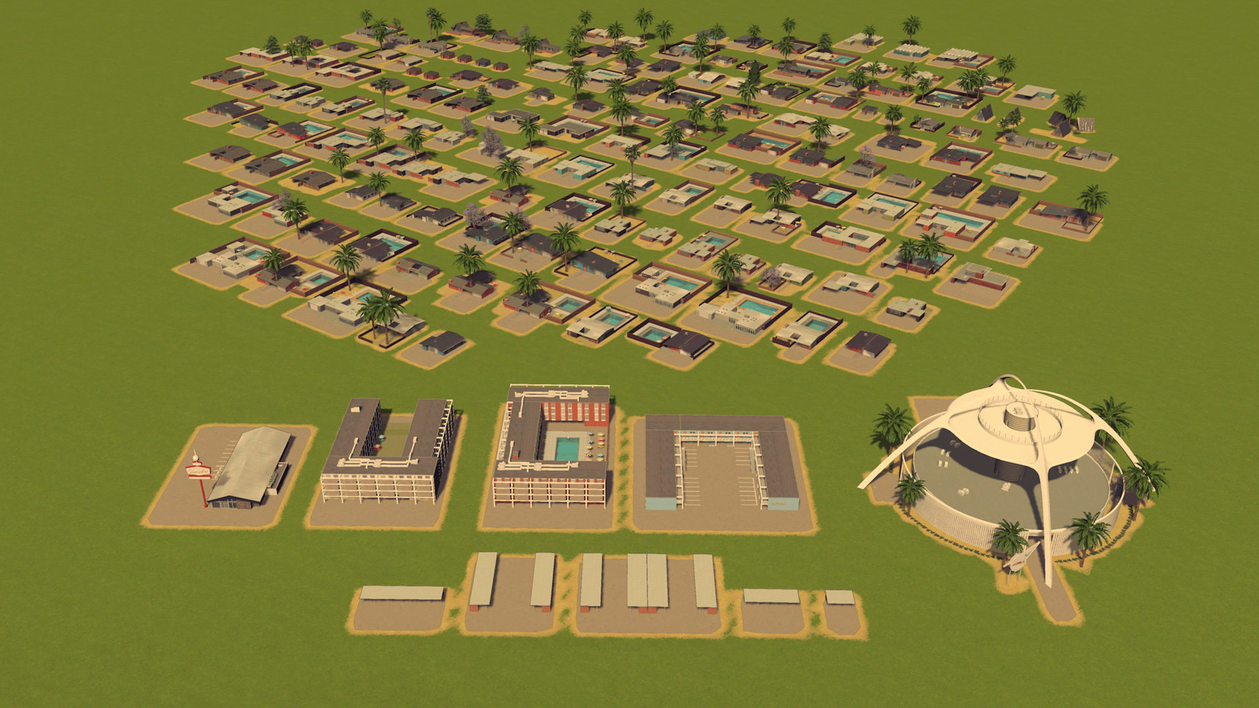 Cities: Skylines - Content Creator Pack: Mid-Century Modern screenshot