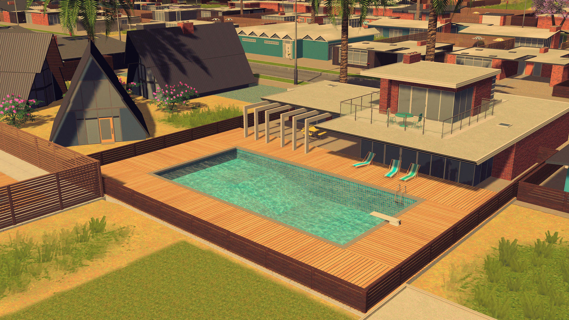 Cities: Skylines - Content Creator Pack: Mid-Century Modern screenshot