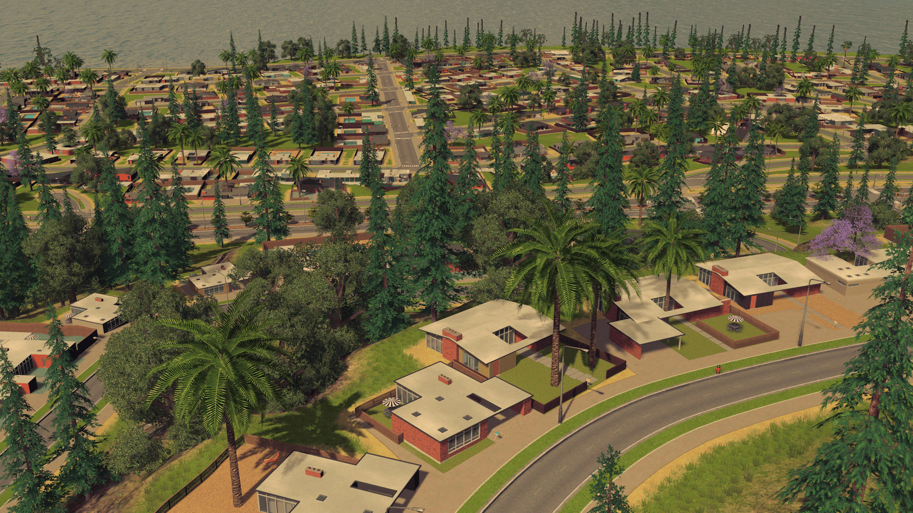 Cities: Skylines - Content Creator Pack: Mid-Century Modern screenshot