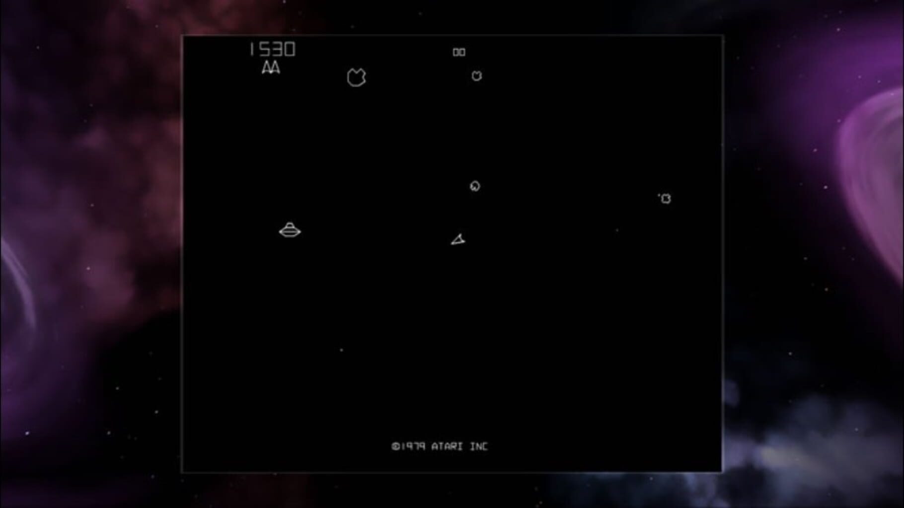 Captura de pantalla - Asteroids and Asteroids Deluxe