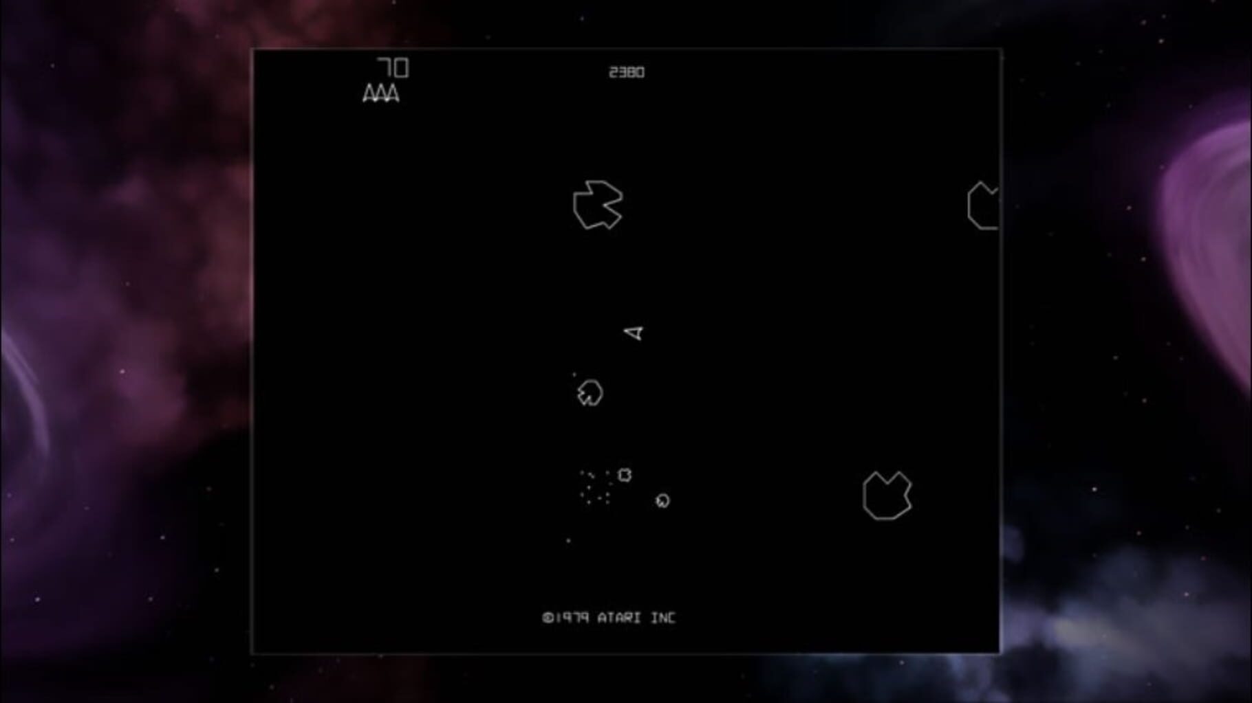 Captura de pantalla - Asteroids and Asteroids Deluxe