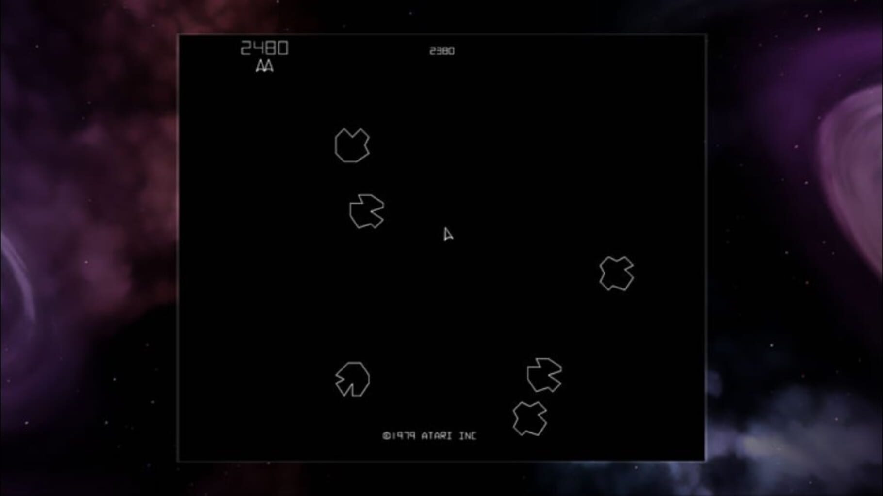 Captura de pantalla - Asteroids and Asteroids Deluxe