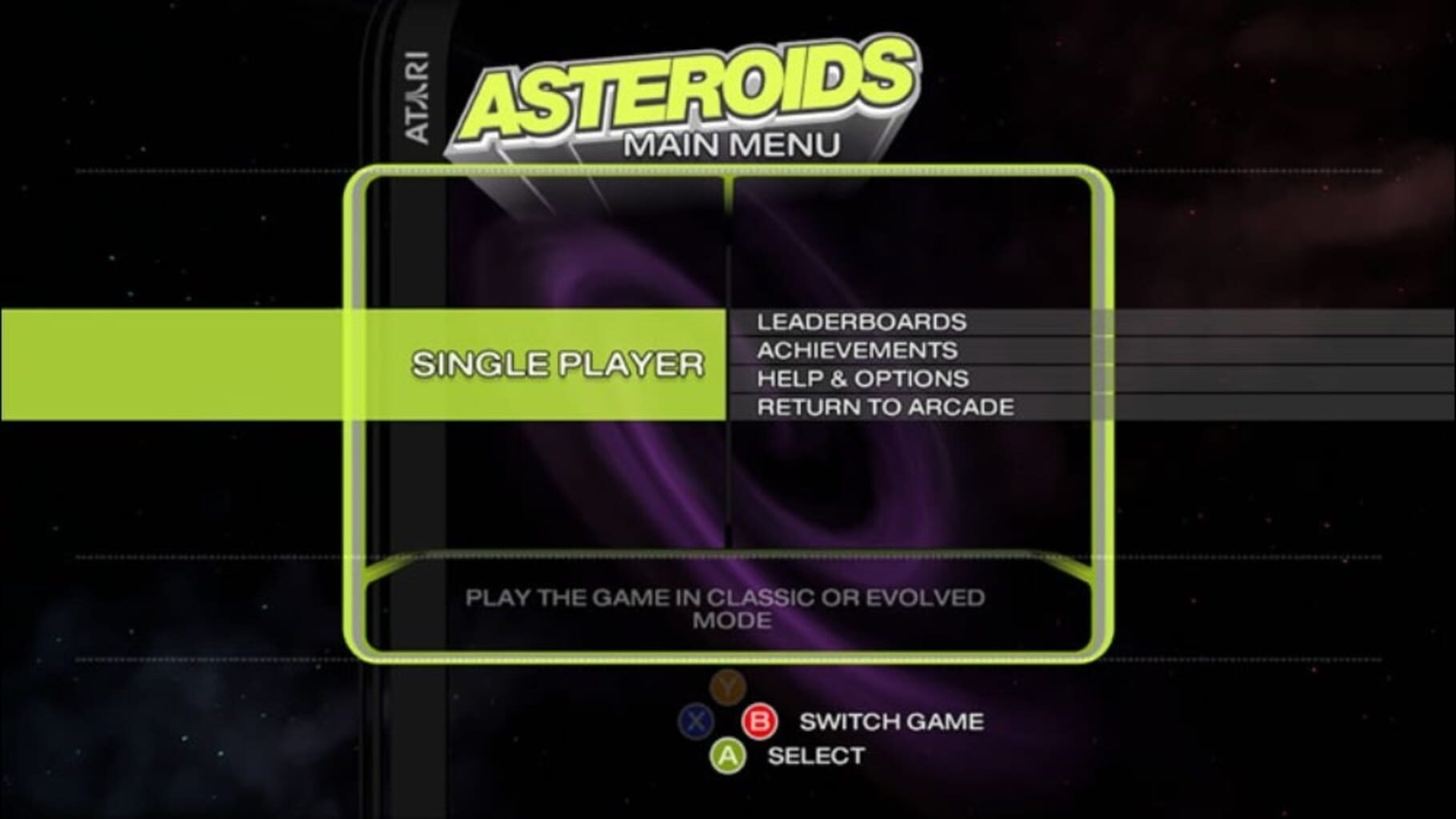 Captura de pantalla - Asteroids and Asteroids Deluxe