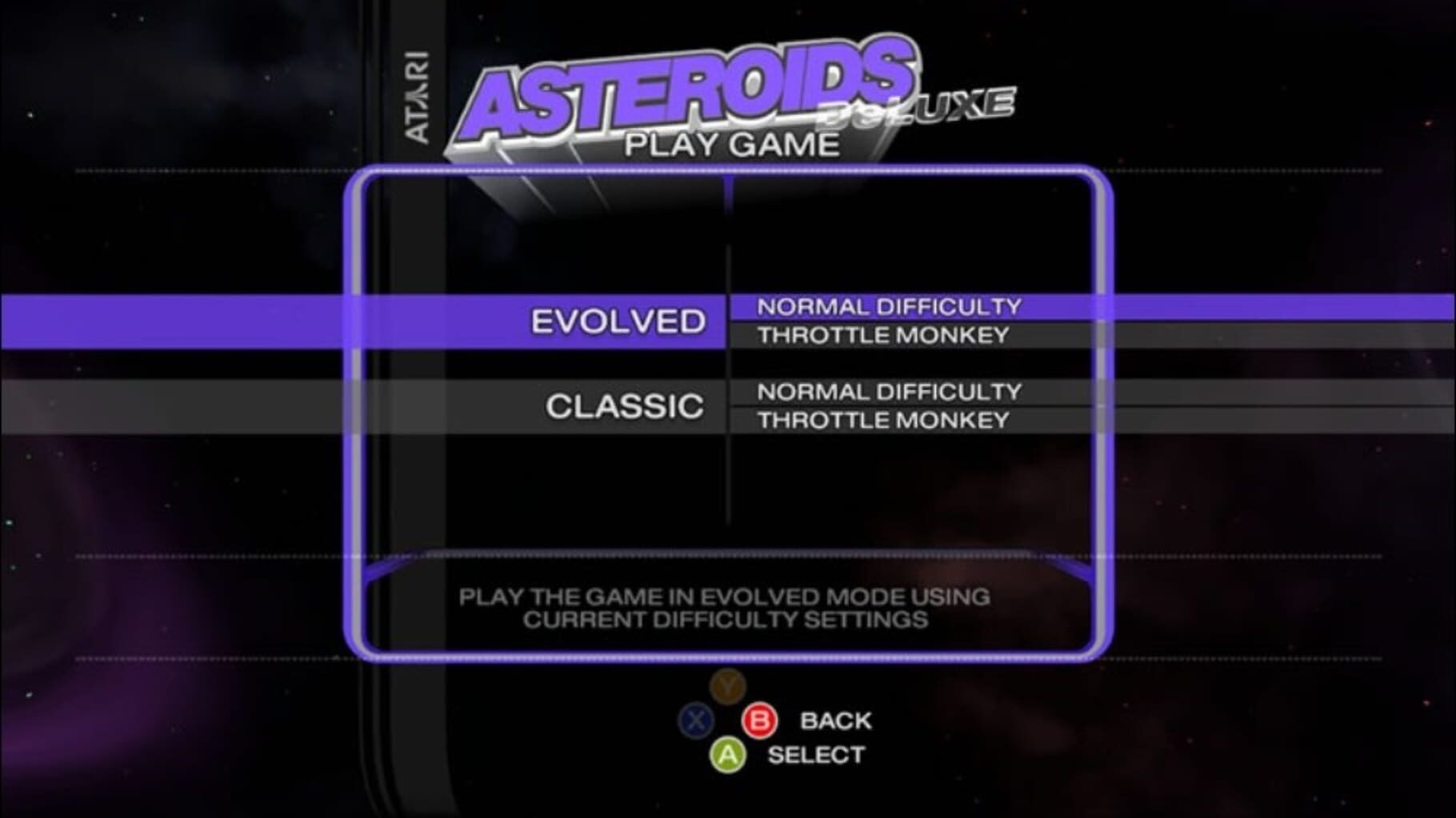 Captura de pantalla - Asteroids and Asteroids Deluxe