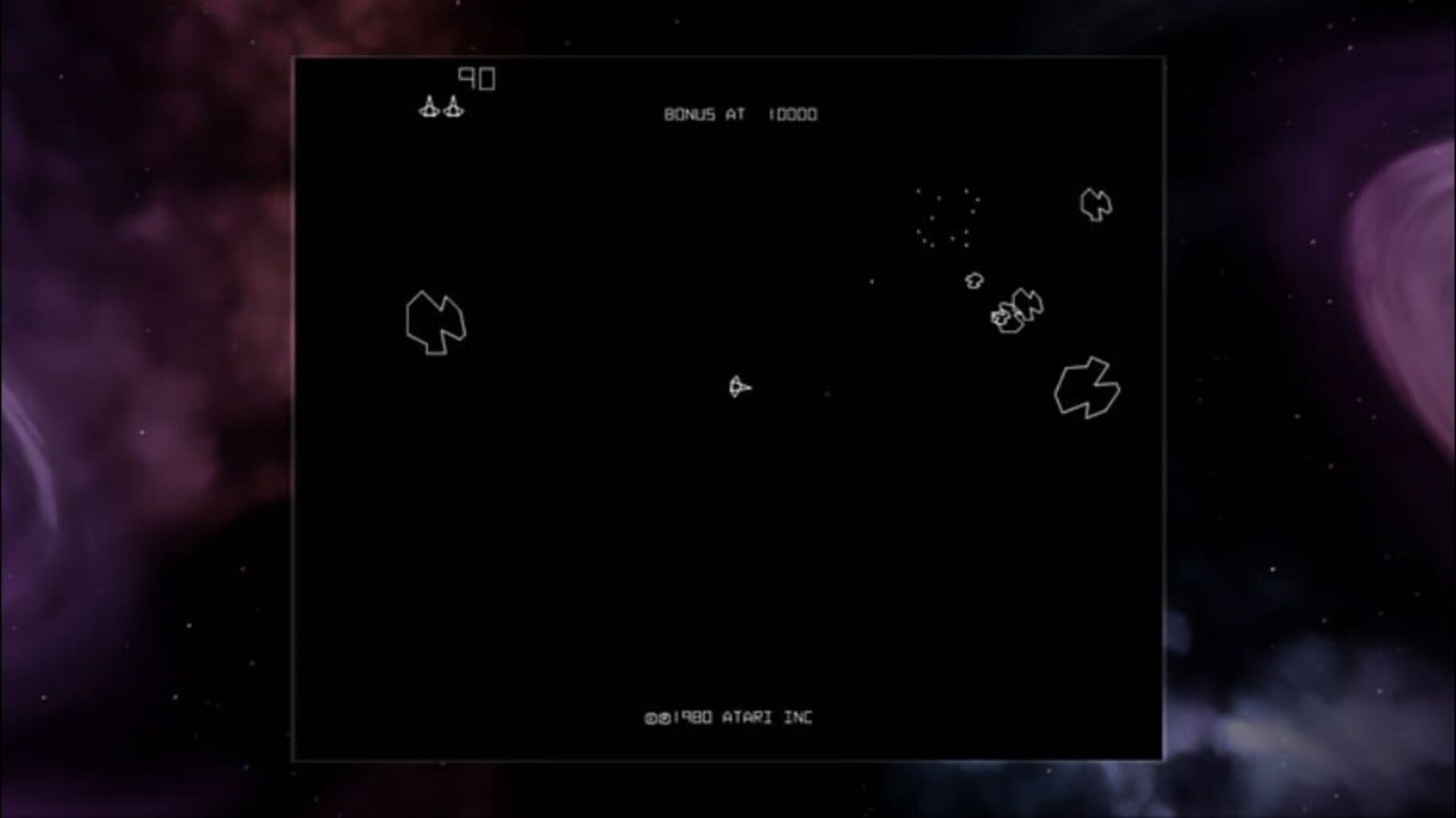 Captura de pantalla - Asteroids and Asteroids Deluxe