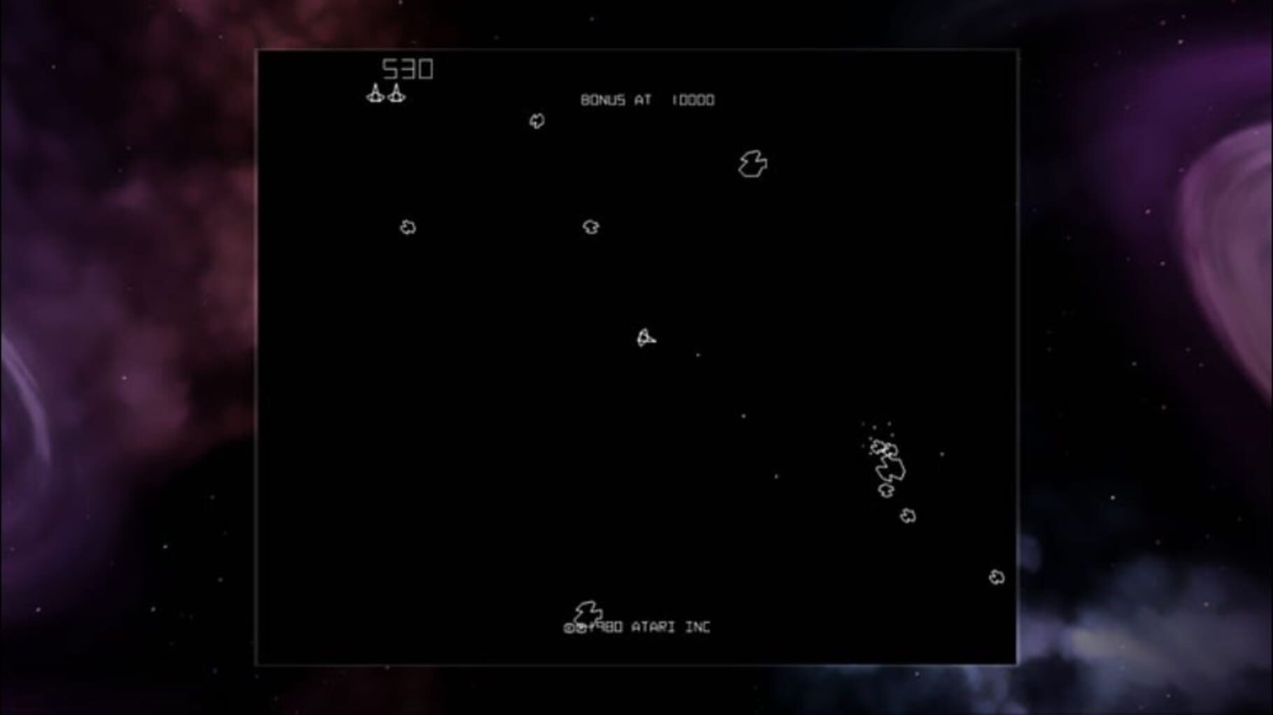 Captura de pantalla - Asteroids and Asteroids Deluxe